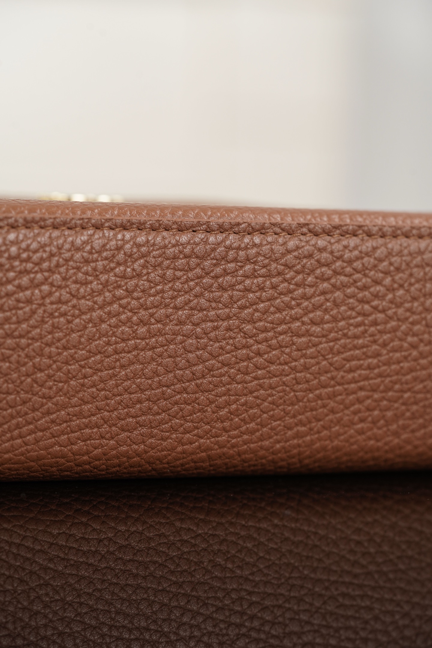 Chanel 26A Medium Brown Calfskin Handbag/Vanity Case A20