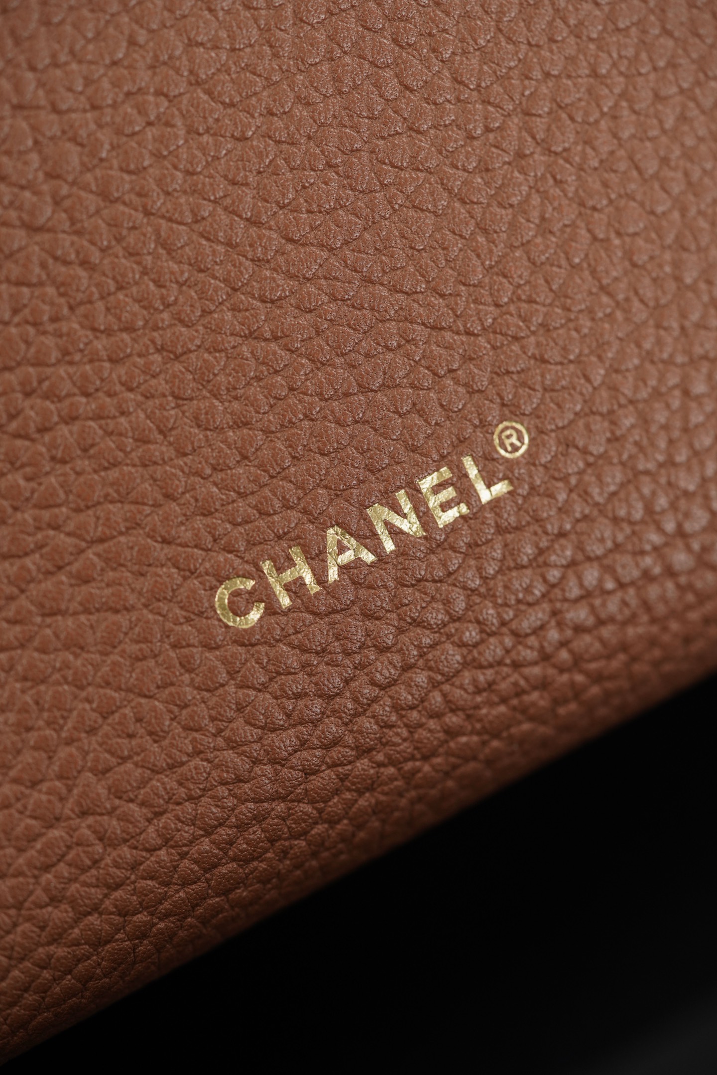 Chanel 26A Medium Brown Calfskin Handbag/Vanity Case A20