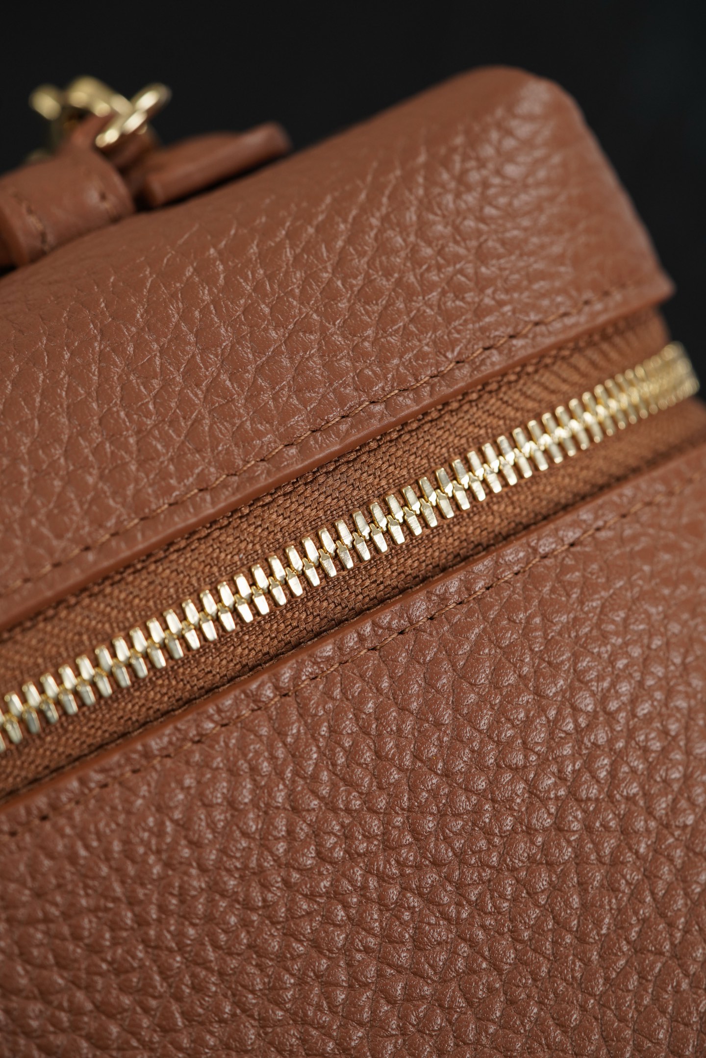Chanel 26A Medium Brown Calfskin Handbag/Vanity Case A20