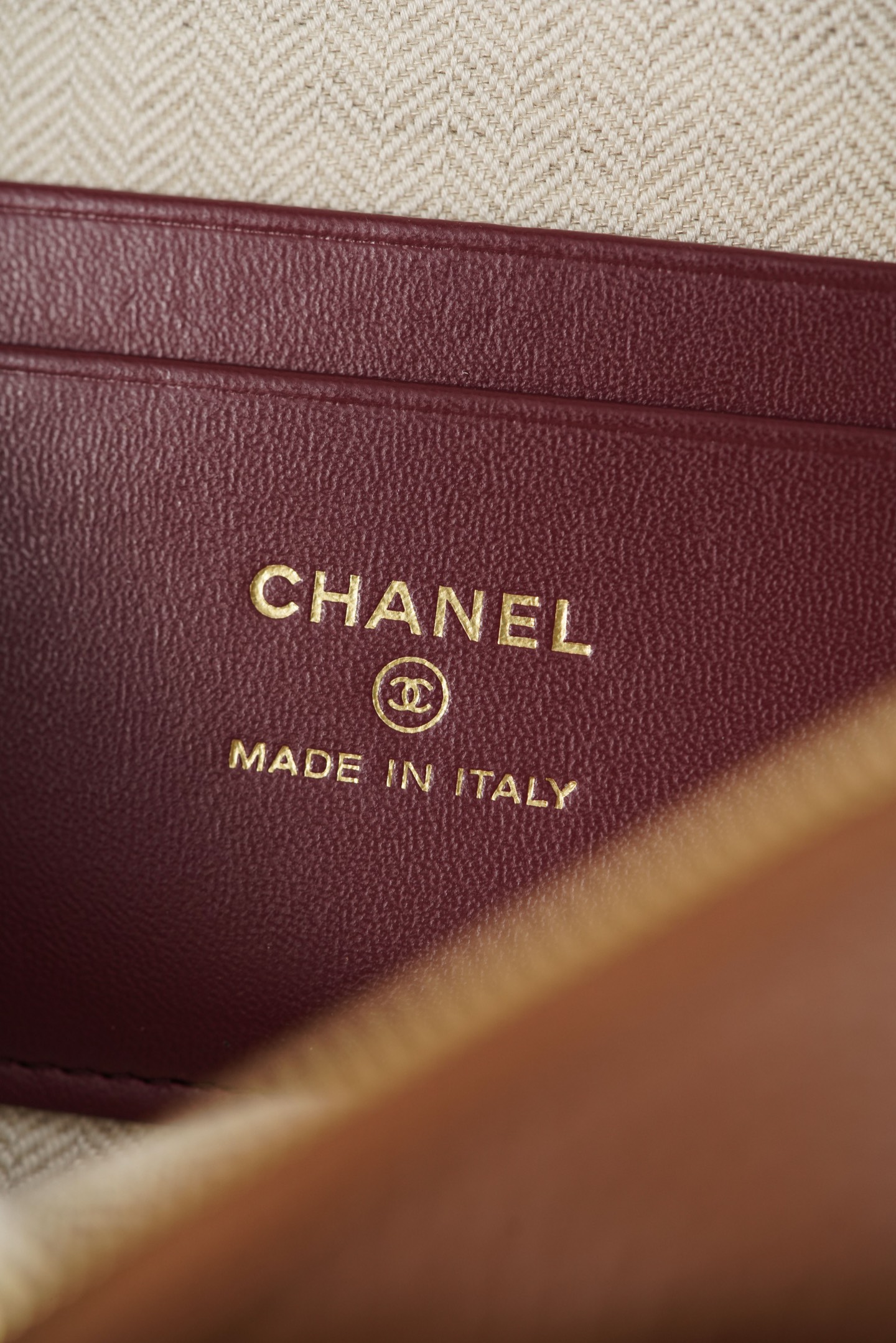 Chanel 26A Medium Brown Calfskin Handbag/Vanity Case A20