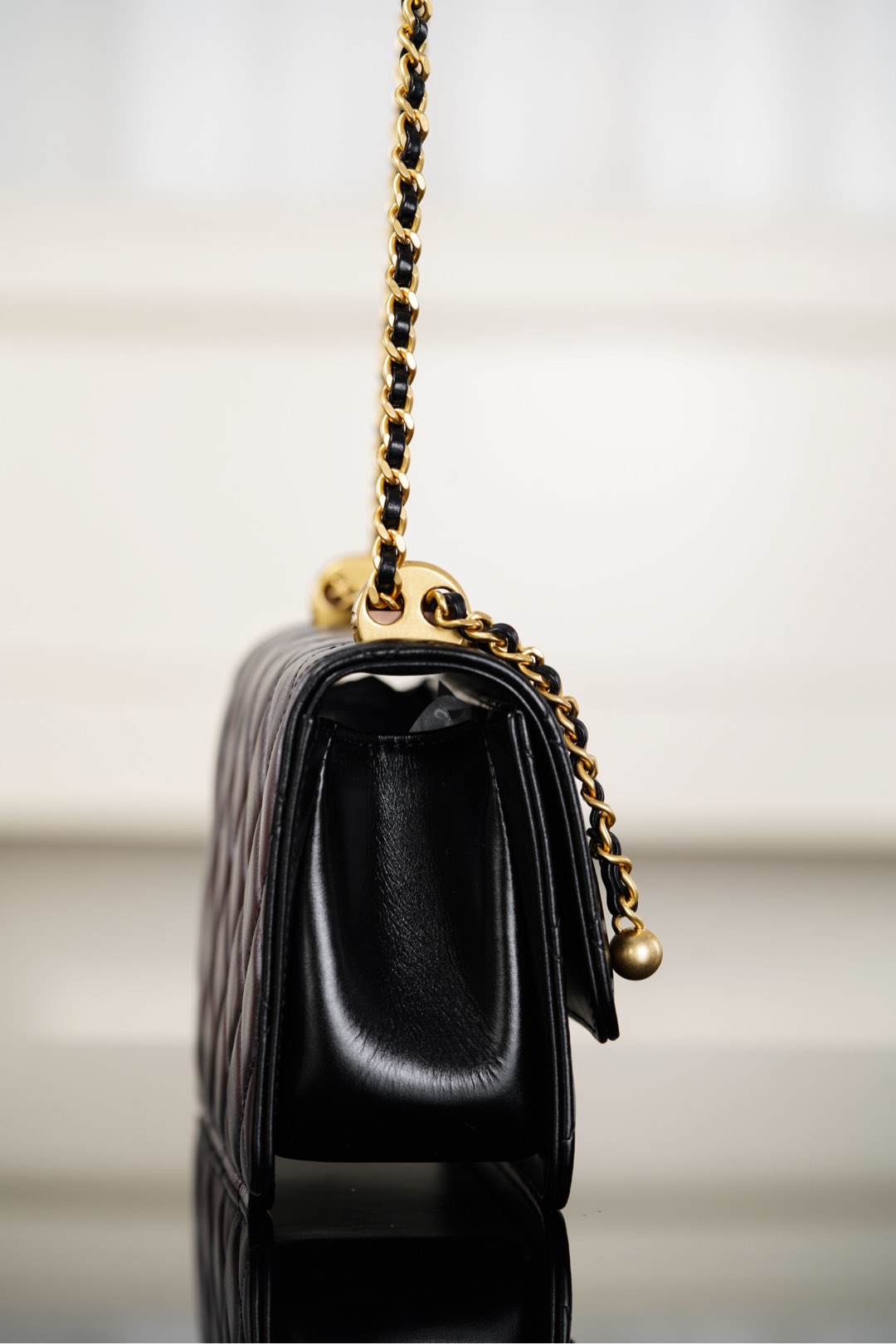 Chanel 25S CF Mini Black Lambskin Crossbody Bag-A20