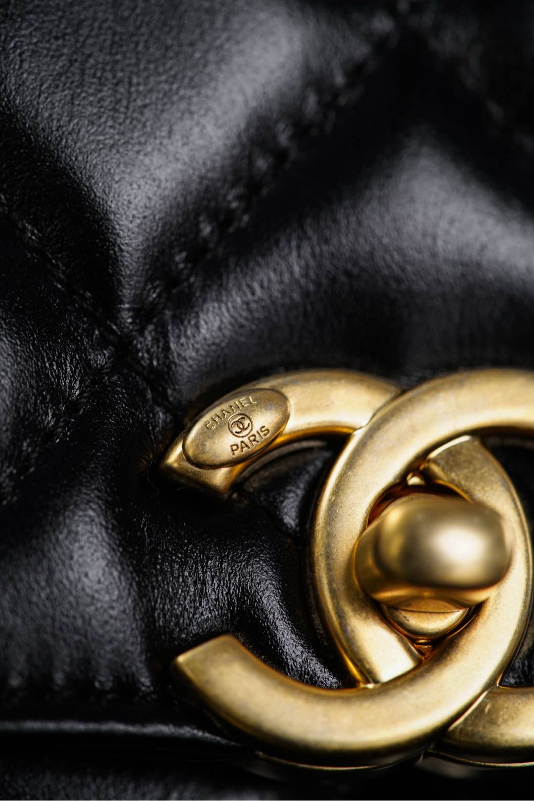 Chanel 25S CF Mini Black Lambskin Crossbody Bag-A20