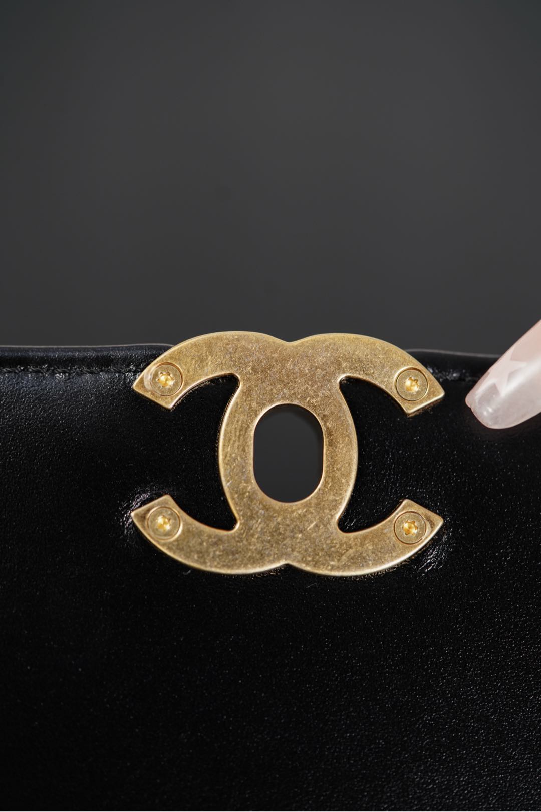 Chanel 25S CF Mini Black Lambskin Crossbody Bag-A20