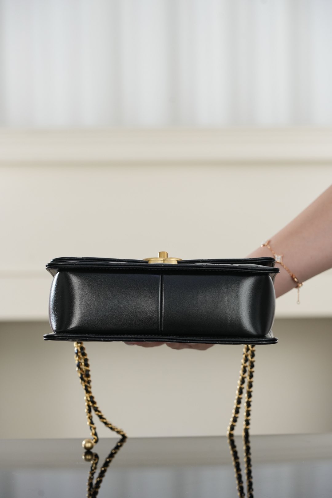Chanel 25S CF Small – Black Lambskin Crossbody Bag – A20-AS2649-B05973-94305