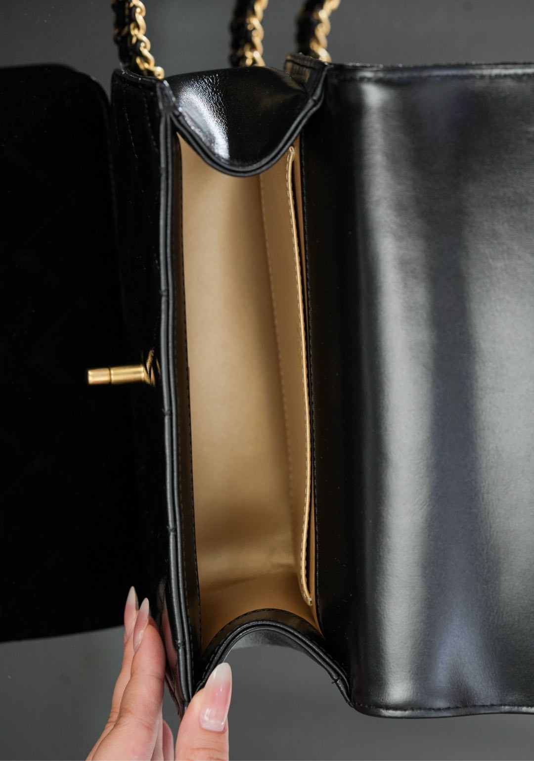 Chanel 25S CF Small – Black Lambskin Crossbody Bag – A20-AS2649-B05973-94305