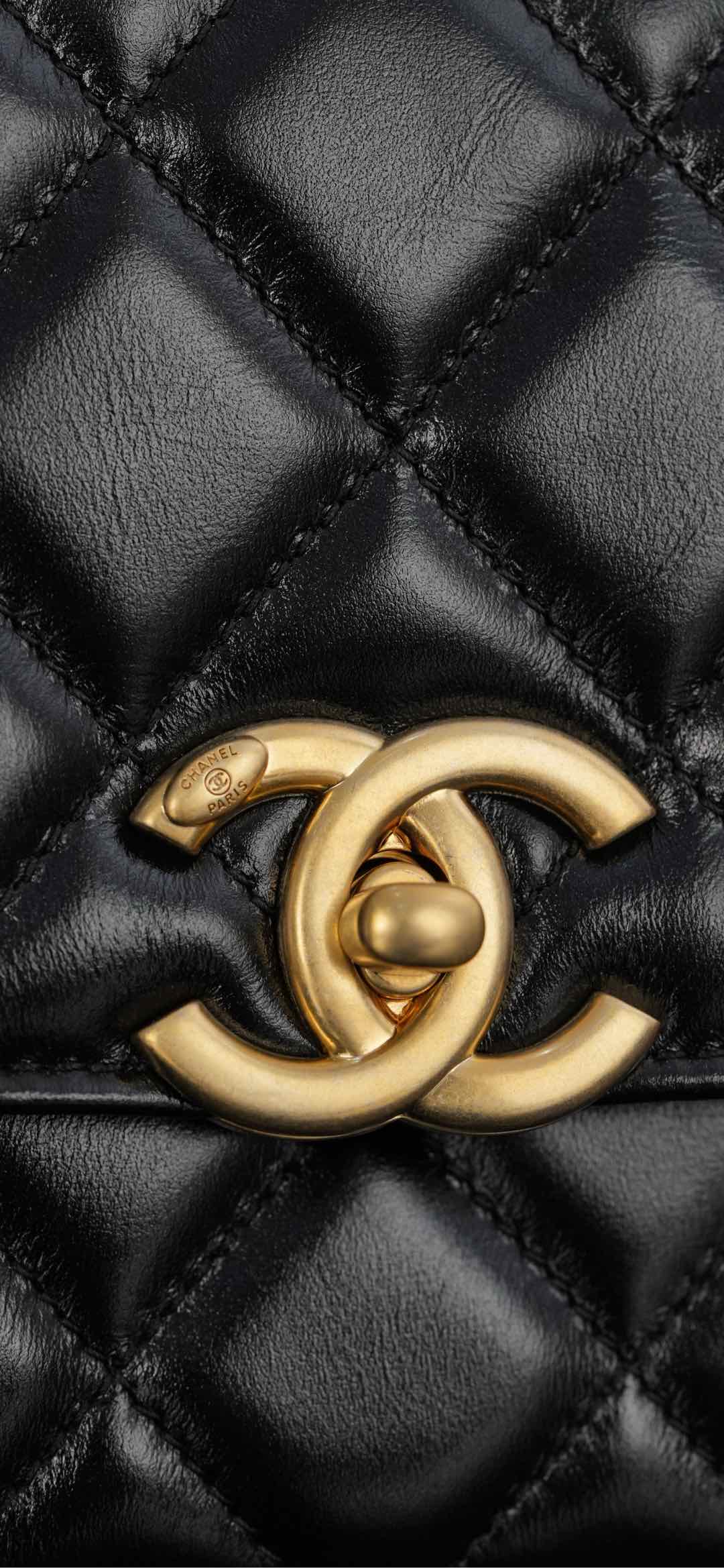 Chanel 25S CF Small – Black Lambskin Crossbody Bag – A20-AS2649-B05973-94305