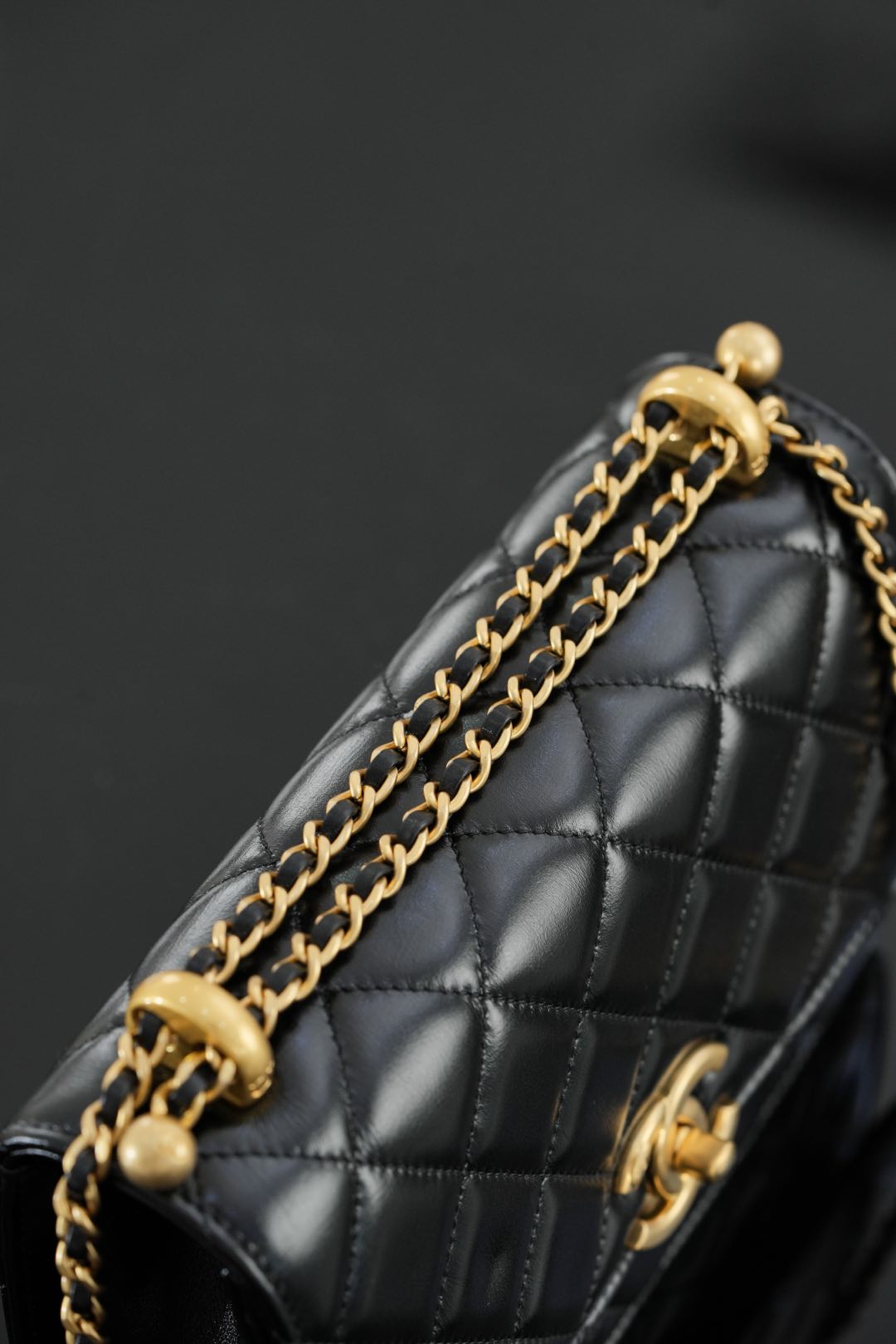 Chanel 25S CF Small – Black Lambskin Crossbody Bag – A20-AS2649-B05973-94305