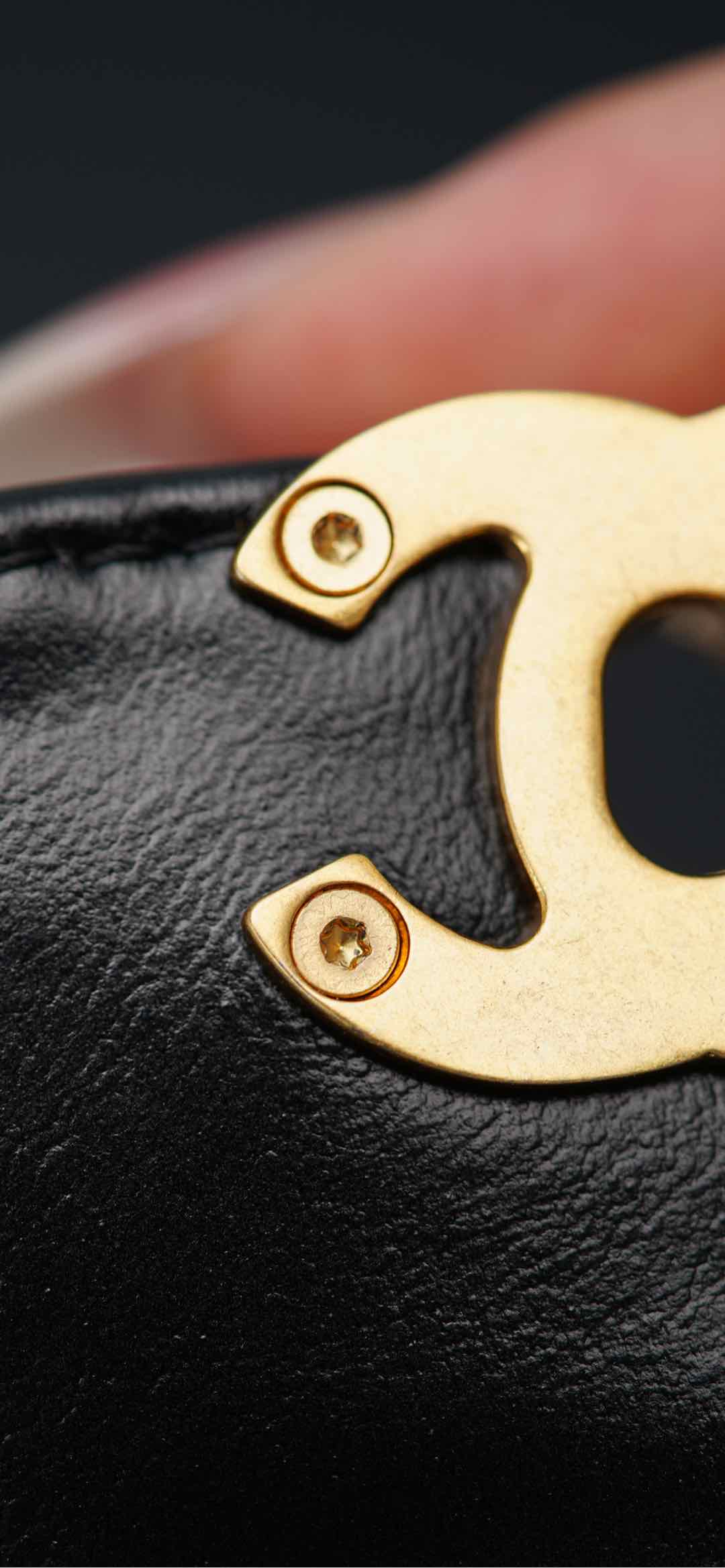 Chanel 23K Kelly mini – Black Lambskin Crossbody Bag – A20-AS4416-B14296-94305