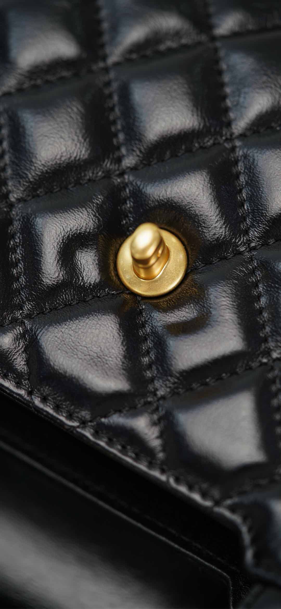 Chanel 23K Kelly mini – Black Lambskin Crossbody Bag – A20-AS4416-B14296-94305