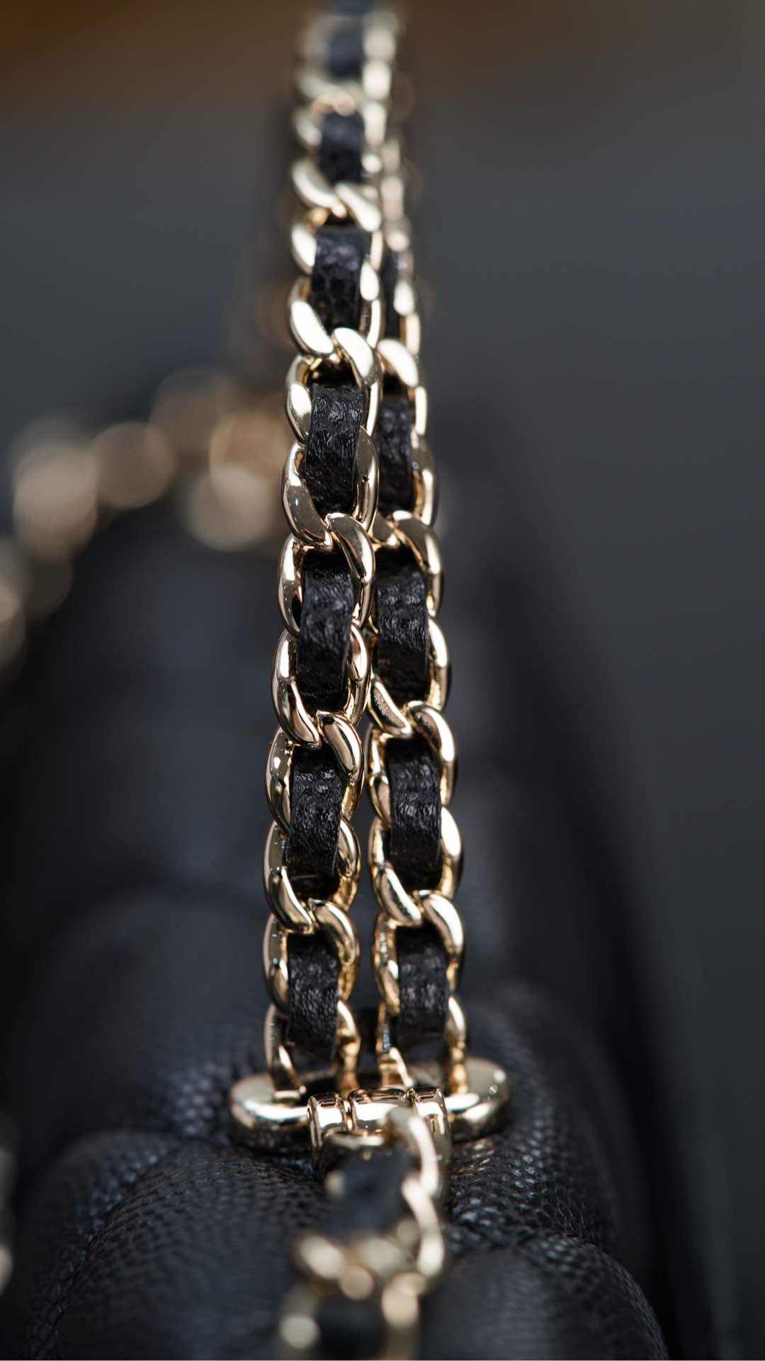 Chanel 25S Kelly – Black Lambskin Crossbody Bag – A20- 