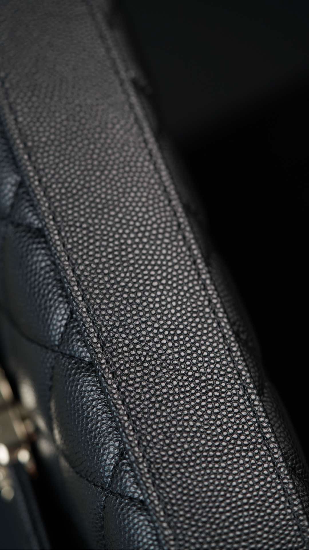 Chanel 25S Kelly – Black Lambskin Crossbody Bag – A20- 
