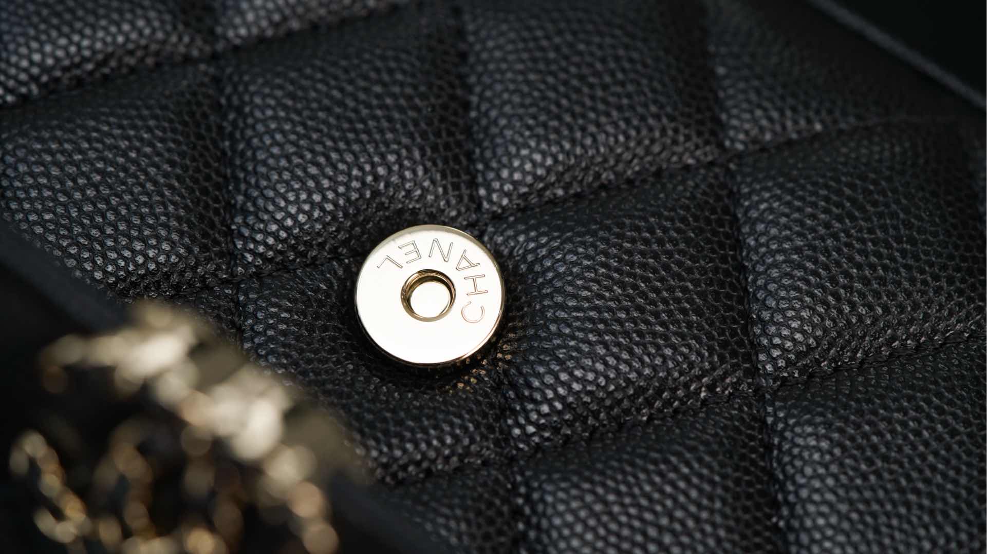 Chanel 25S Kelly – Black Lambskin Crossbody Bag – A20- 