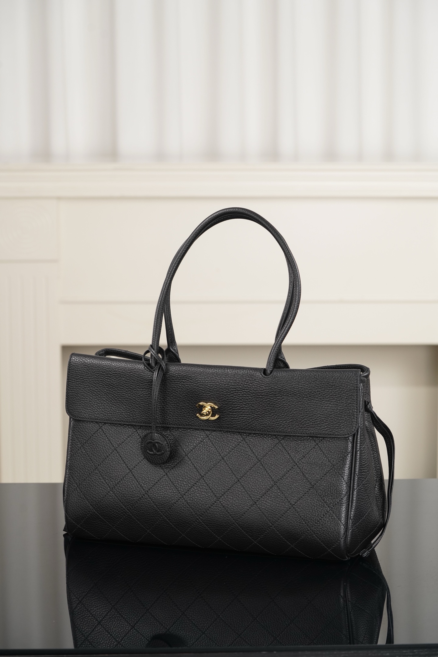 Chanel 26S Baguette – Black Lambskin Crossbody Bag – A20- AS6288-B24248-94305
