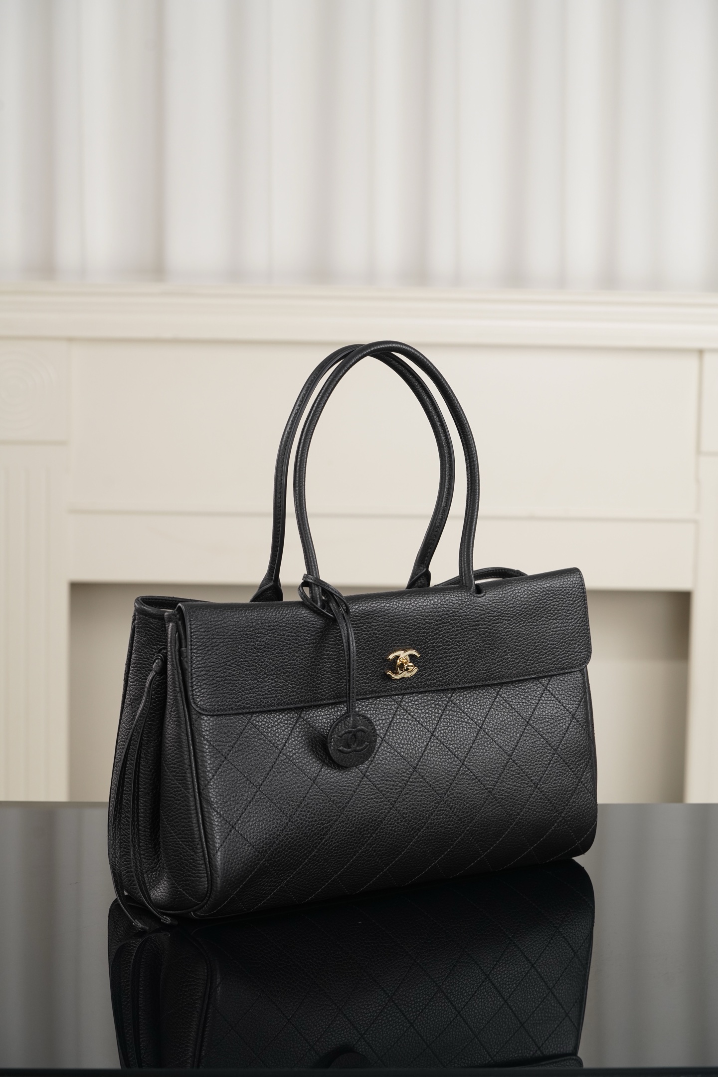 Chanel 26S Baguette – Black Lambskin Crossbody Bag – A20- AS6288-B24248-94305