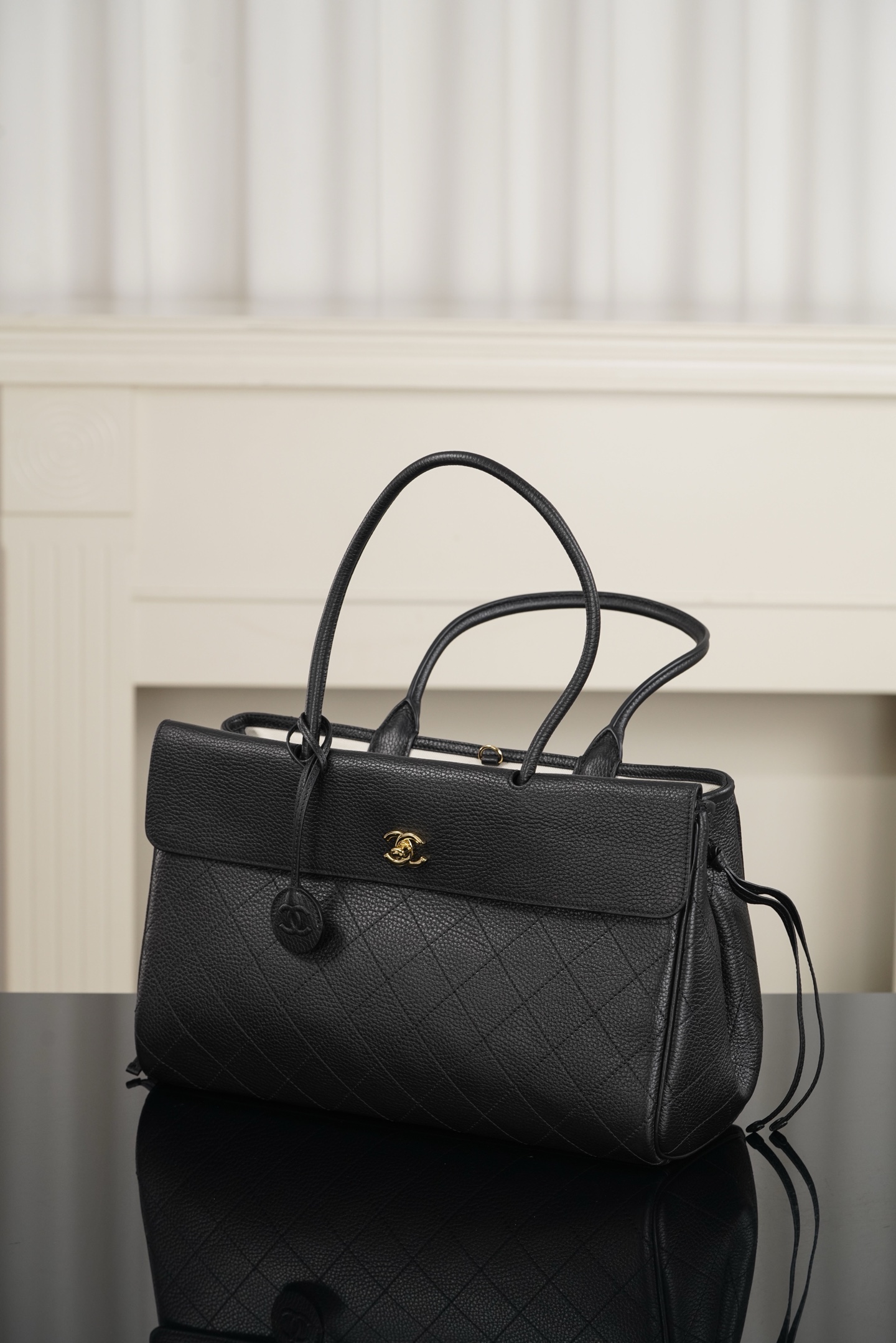 Chanel 26S Baguette – Black Lambskin Crossbody Bag – A20- AS6288-B24248-94305