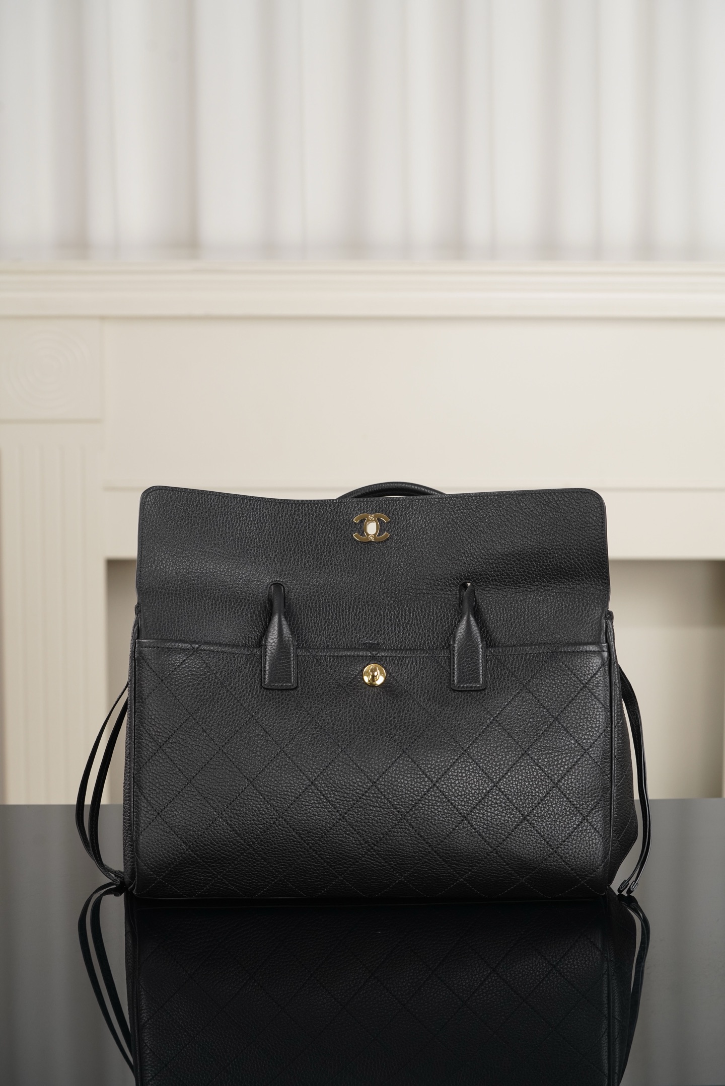 Chanel 26S Baguette – Black Lambskin Crossbody Bag – A20- AS6288-B24248-94305