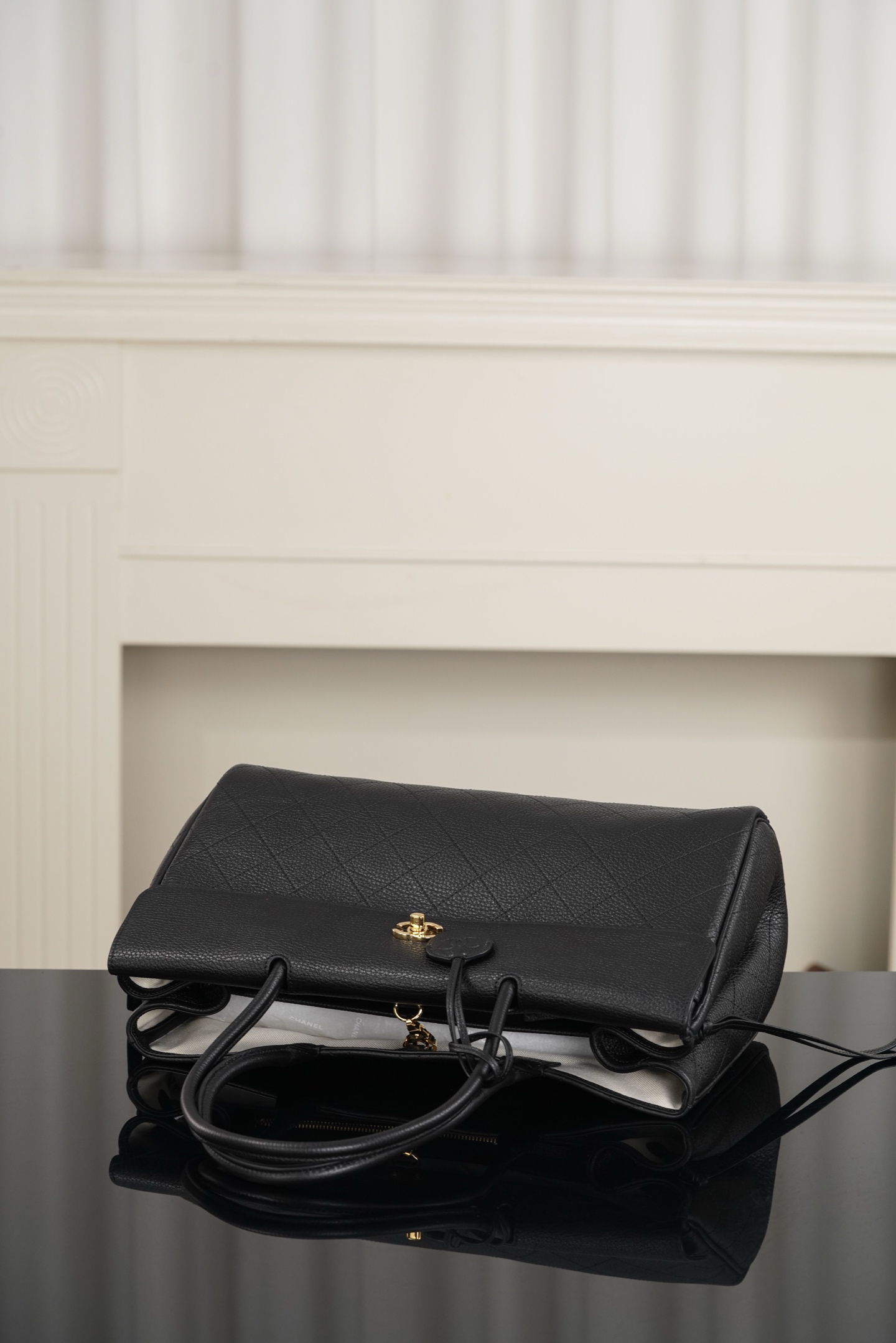 Chanel 26S Baguette – Black Lambskin Crossbody Bag – A20- AS6288-B24248-94305