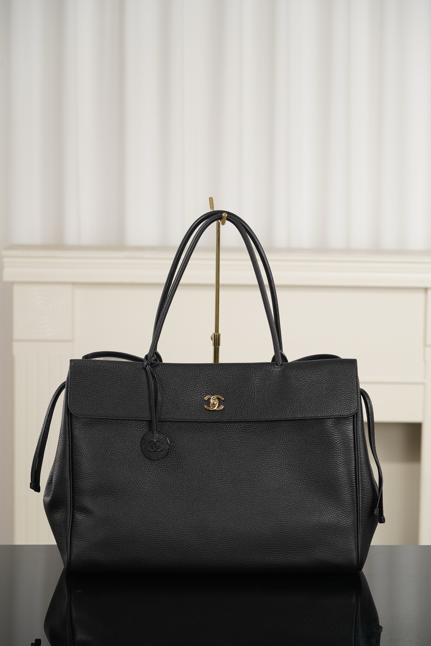 large CHANEL 托特 手提 26s shopping bags- (Black ) A5- AS6289-B24248-94305