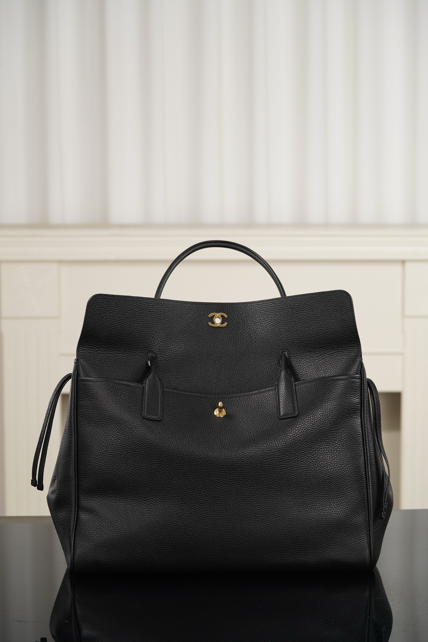 large CHANEL 托特 手提 26s shopping bags- (Black ) A5- AS6289-B24248-94305