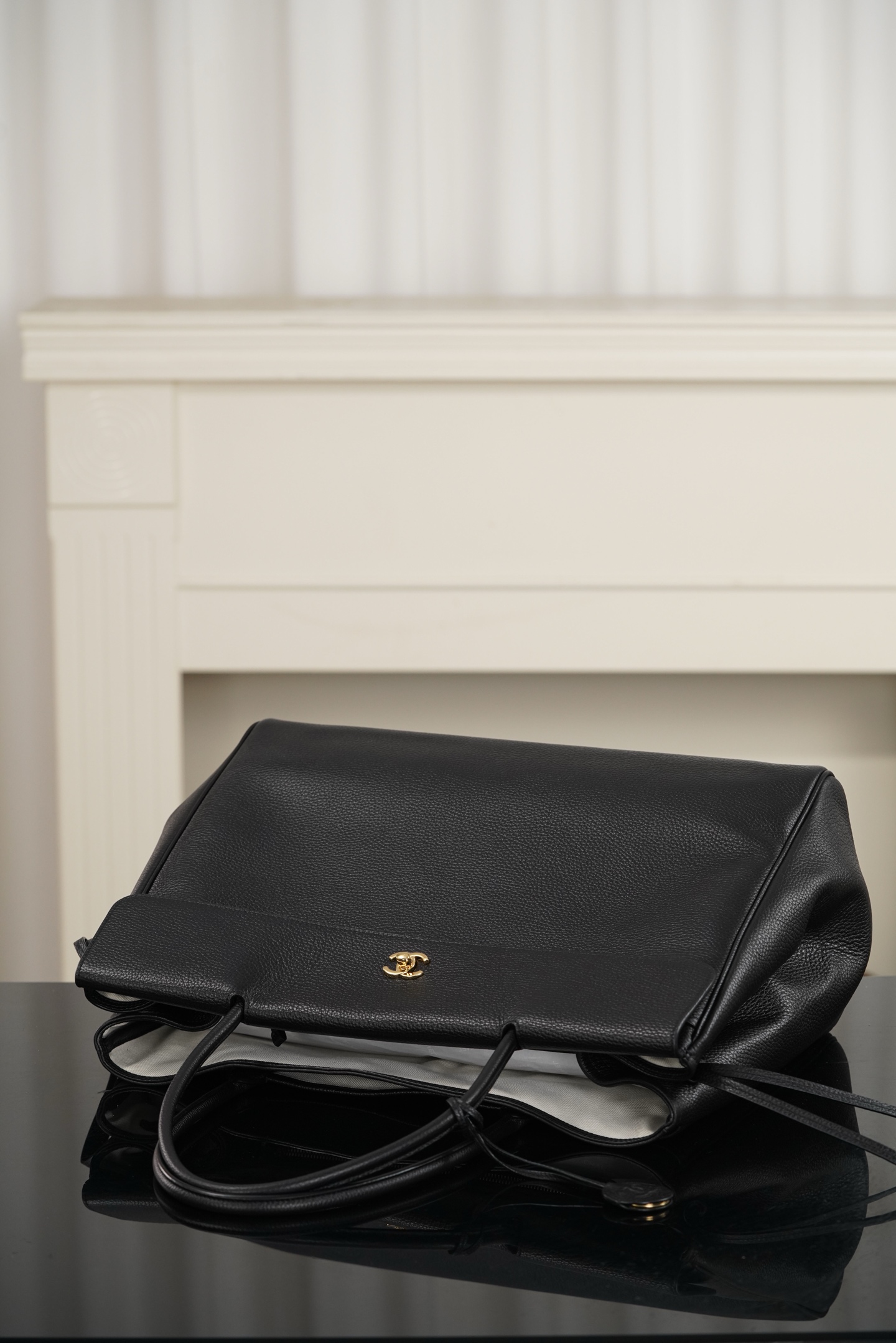 large CHANEL 托特 手提 26s shopping bags- (Black ) A5- AS6289-B24248-94305