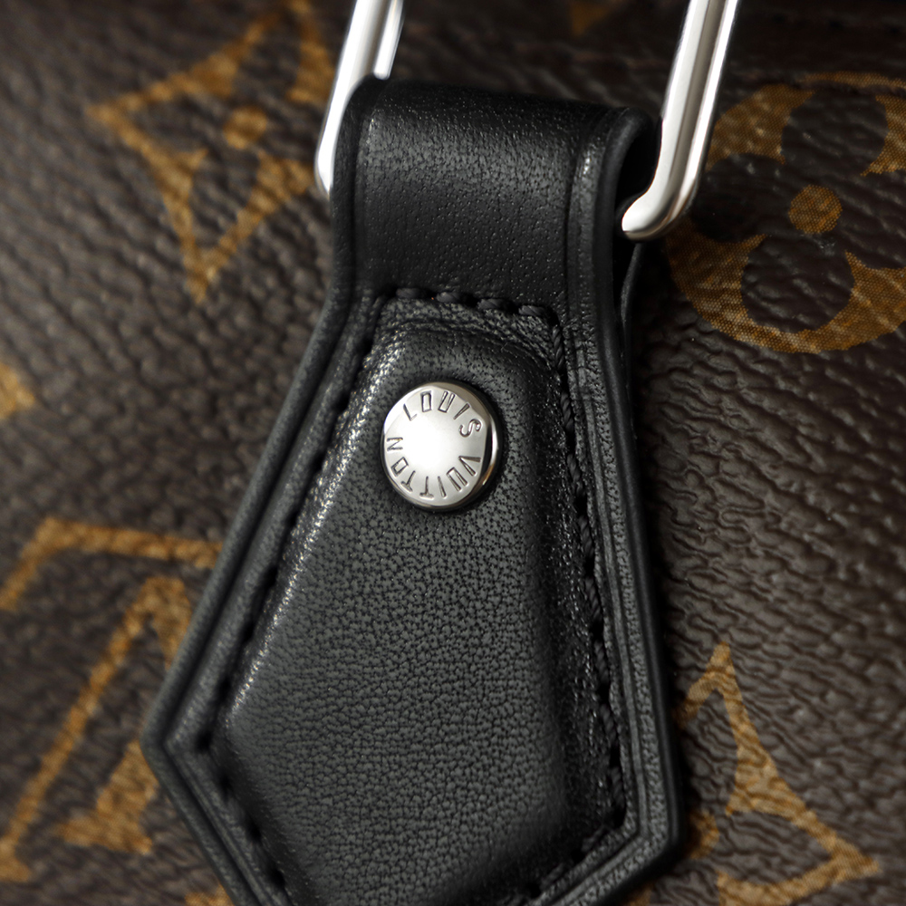LOUIS VUITTON LV Speedy 30  全钢五金 经典老花 印花 拉链 涂层帆布 手提 斜挎单肩包 棕色A0 M12243