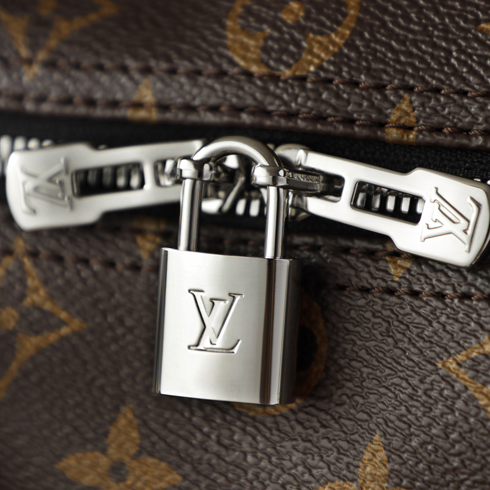 LOUIS VUITTON LV Speedy 30  全钢五金 经典老花 印花 拉链 涂层帆布 手提 斜挎单肩包 棕色A0 M12243