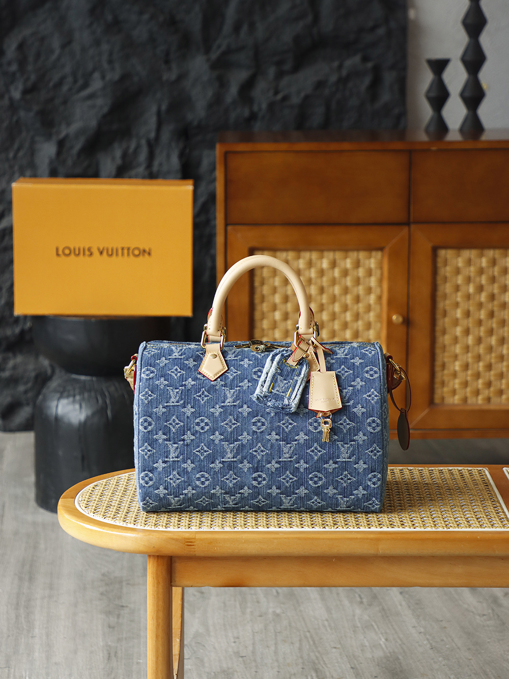 Louis Vuitton Speedy Bandoulière 30 Denim – 1:1 Top-Tier Replica (H0 M14430)