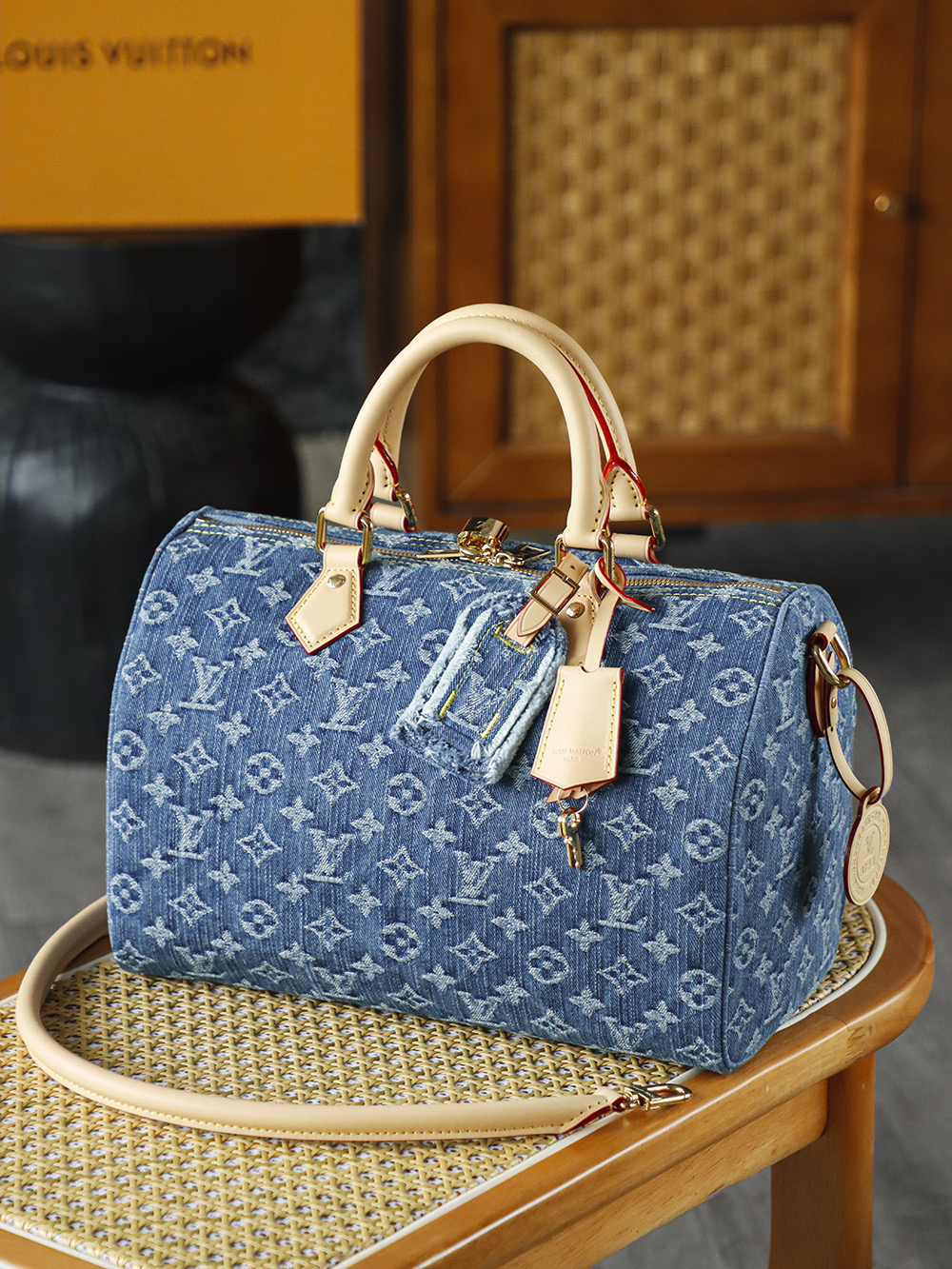 Louis Vuitton Speedy Bandoulière 30 Denim – 1:1 Top-Tier Replica (H0 M14430)