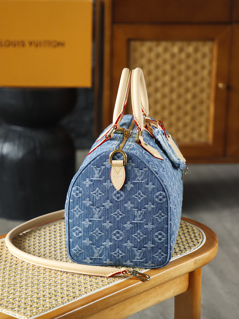 Louis Vuitton Speedy Bandoulière 30 Denim – 1:1 Top-Tier Replica (H0 M14430)