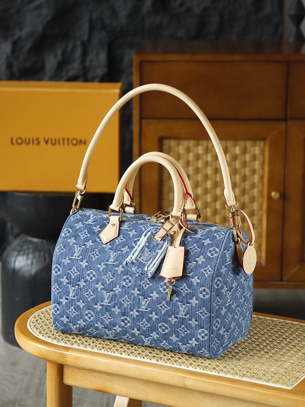 Louis Vuitton Speedy Bandoulière 30 Denim – 1:1 Top-Tier Replica (H0 M14430)