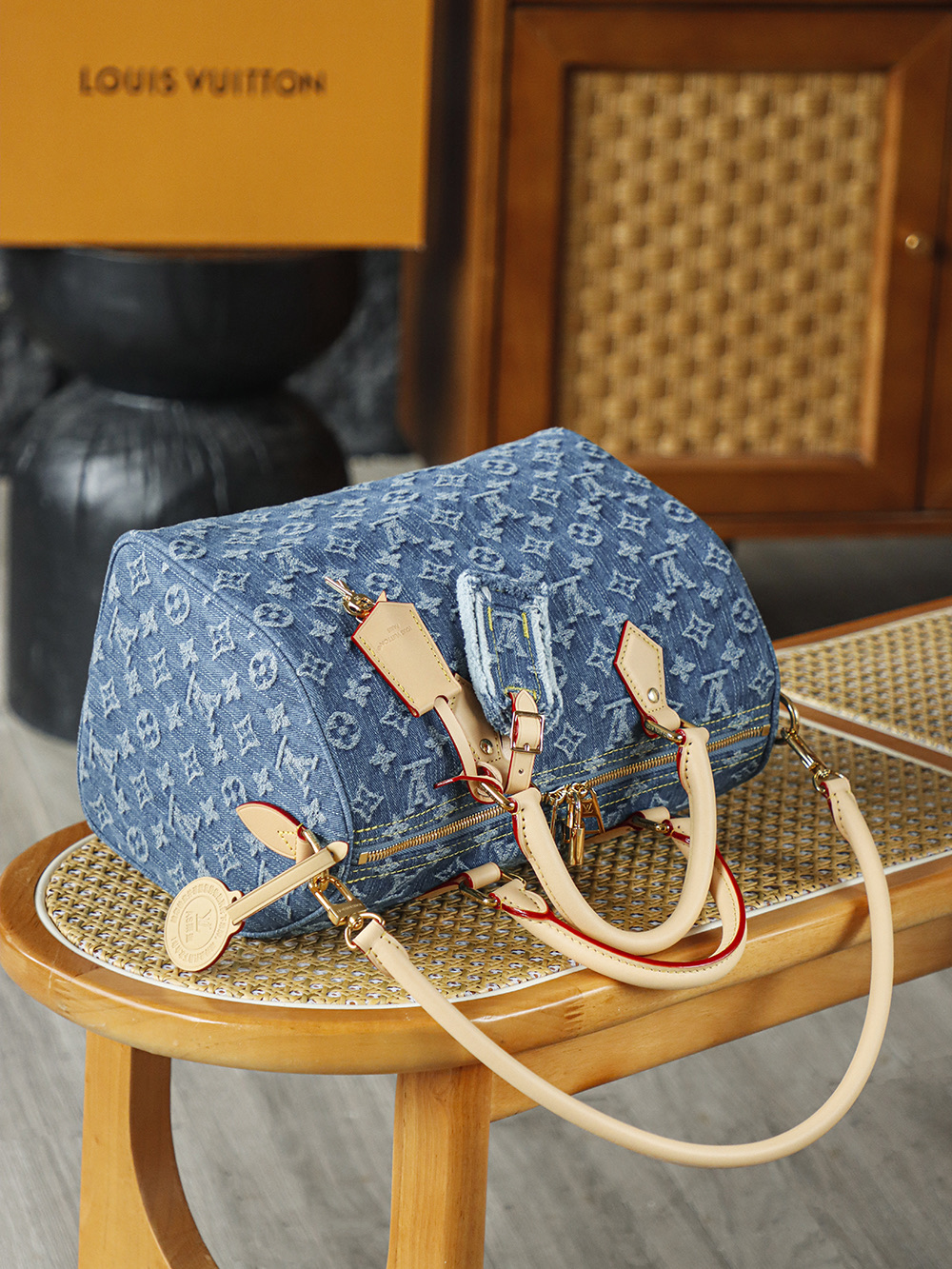 Louis Vuitton Speedy Bandoulière 30 Denim – 1:1 Top-Tier Replica (H0 M14430)