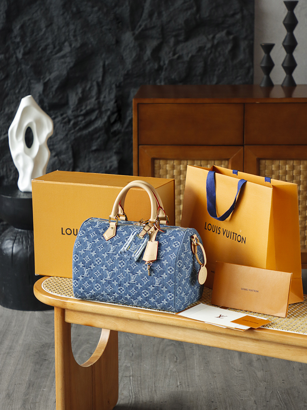 Louis Vuitton Speedy Bandoulière 30 Denim – 1:1 Top-Tier Replica (H0 M14430)