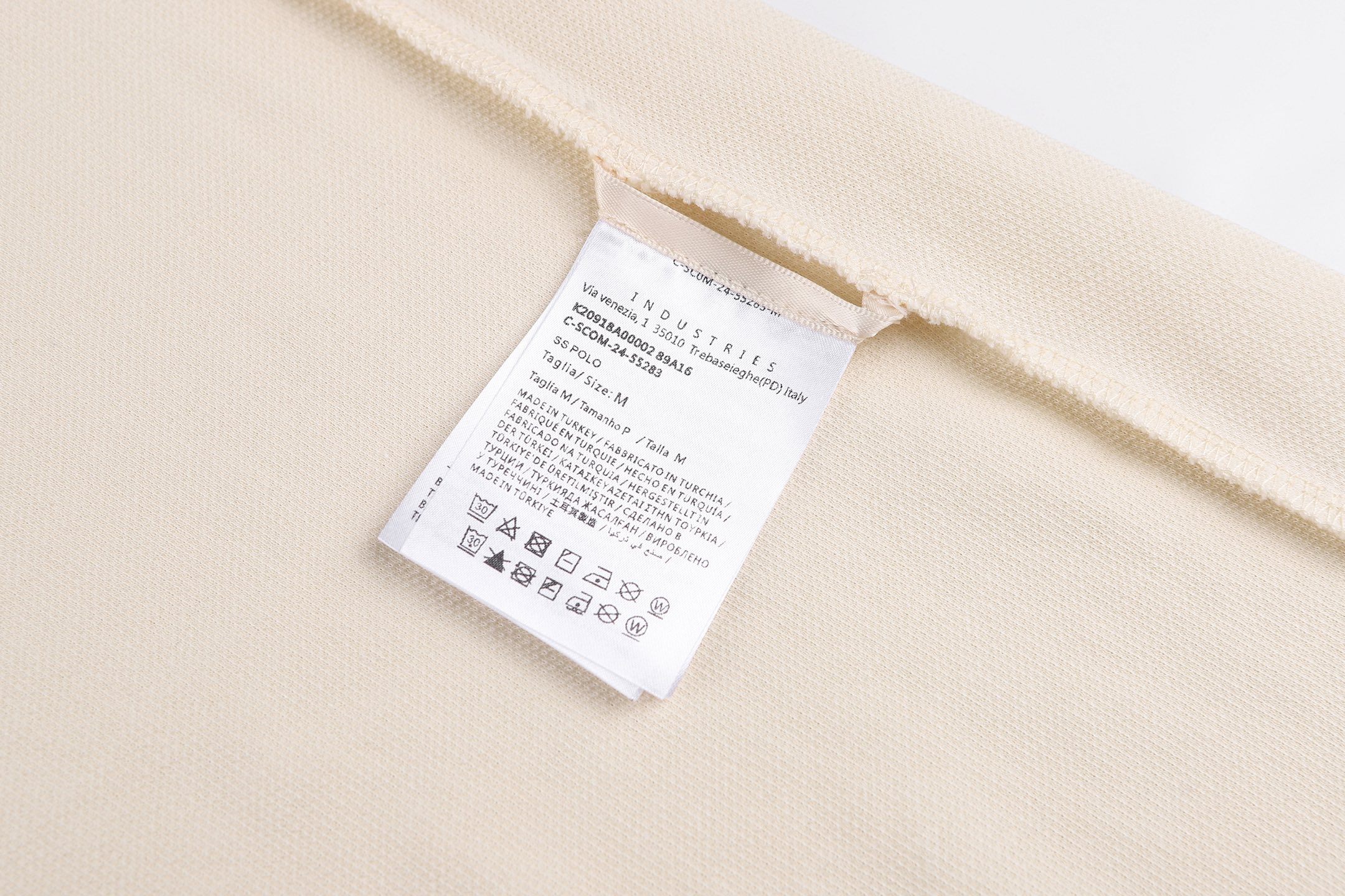 Moncler 蒙口 字母组合珠地Polo衫 短袖 T恤 夏季 米白色 黑蓝色 A2 