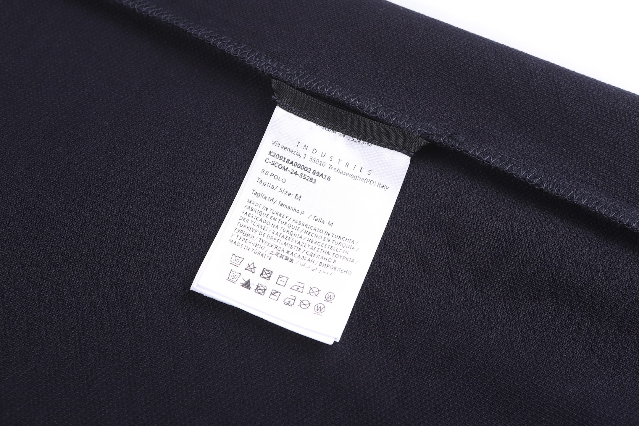 Moncler 蒙口 字母组合珠地Polo衫 短袖 T恤 夏季 米白色 黑蓝色 A2 