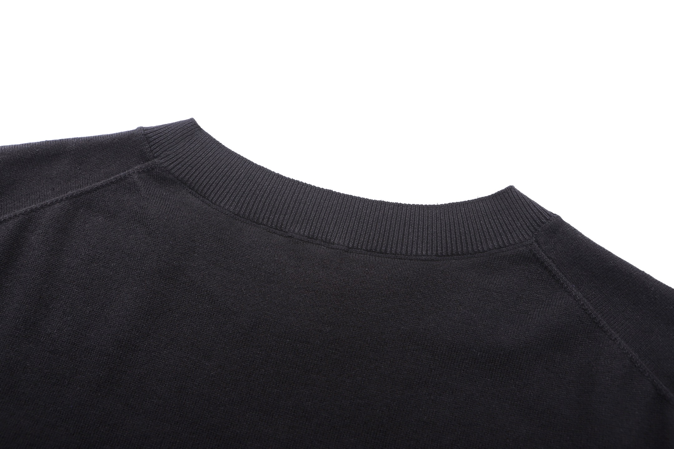Givenchy 纪梵希 刺绣logo缝线针织短袖 针织衫 T恤 夏款 黑色 B0