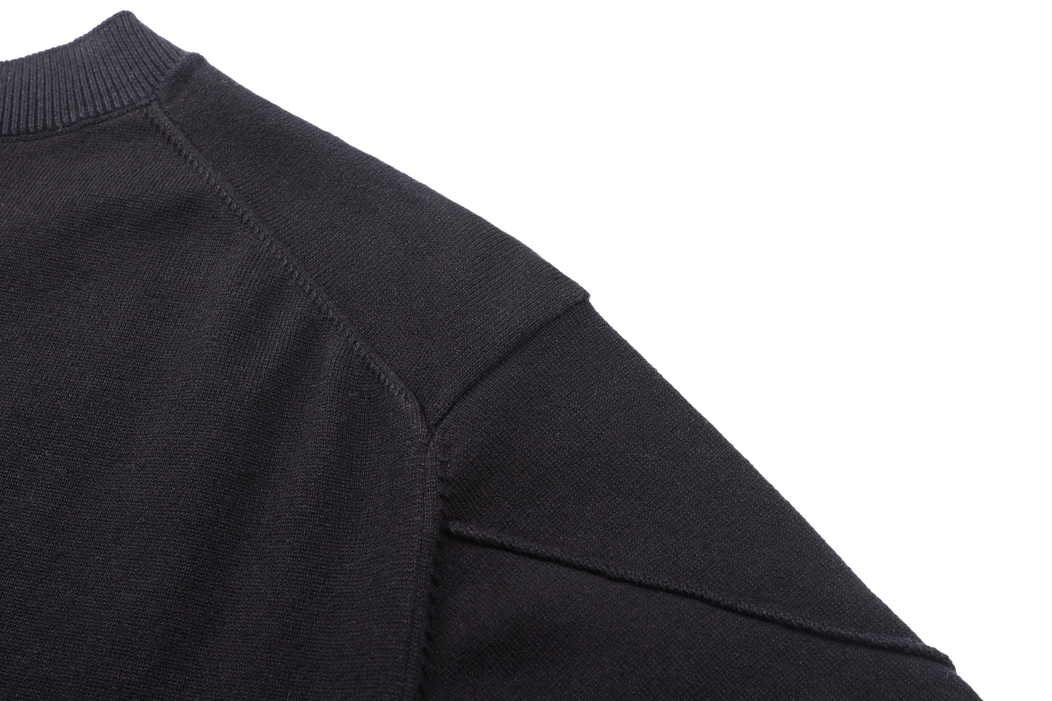Givenchy 纪梵希 刺绣logo缝线针织短袖 针织衫 T恤 夏款 黑色 B0