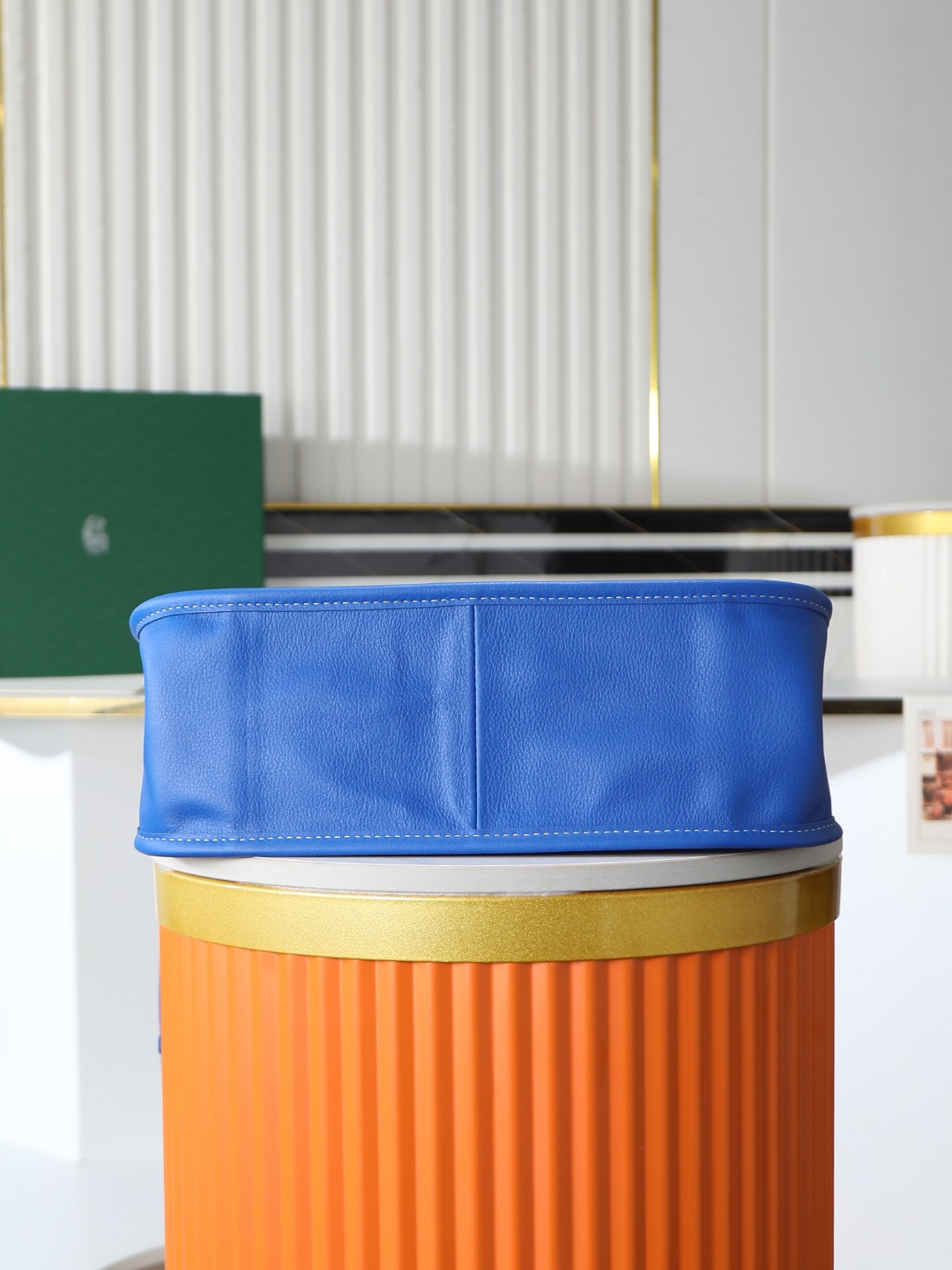 戈雅 斜跨 Goyard MUSETTE – Leather, Beechwood, and Canvas with Calfskin Trim F0-MUSETTPMLTY-01CG01P