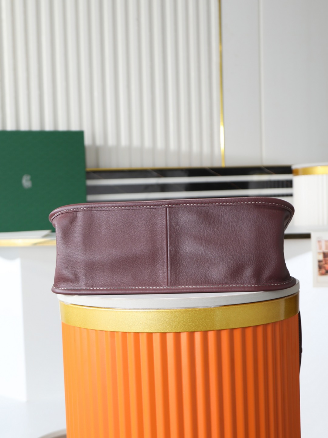 戈雅 斜跨 Goyard MUSETTE – Leather, Beechwood, and Canvas with Calfskin Trim F0-MUSETTPMLTY-01CG01P