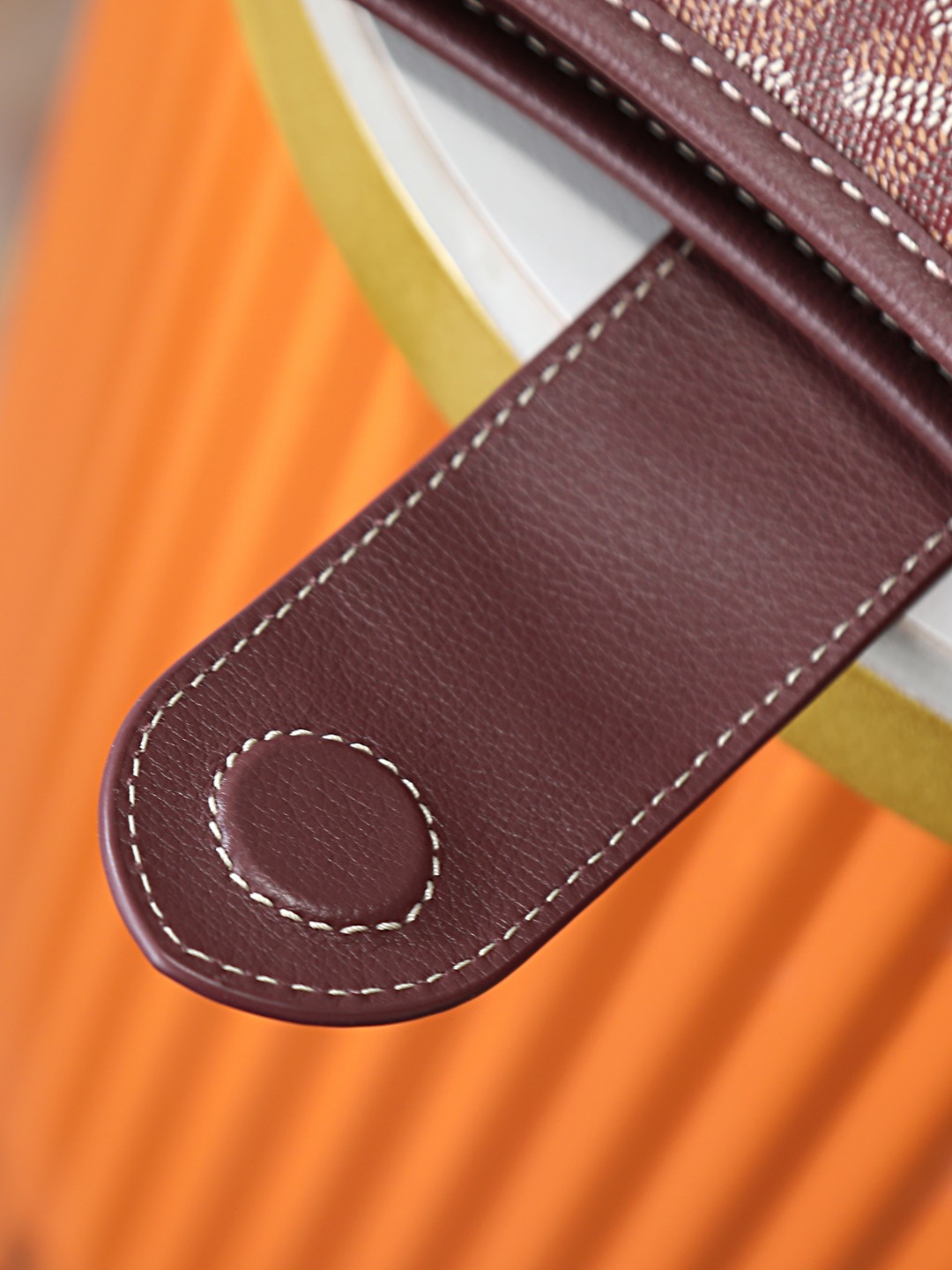 戈雅 斜跨 Goyard MUSETTE – Leather, Beechwood, and Canvas with Calfskin Trim F0-MUSETTPMLTY-01CG01P