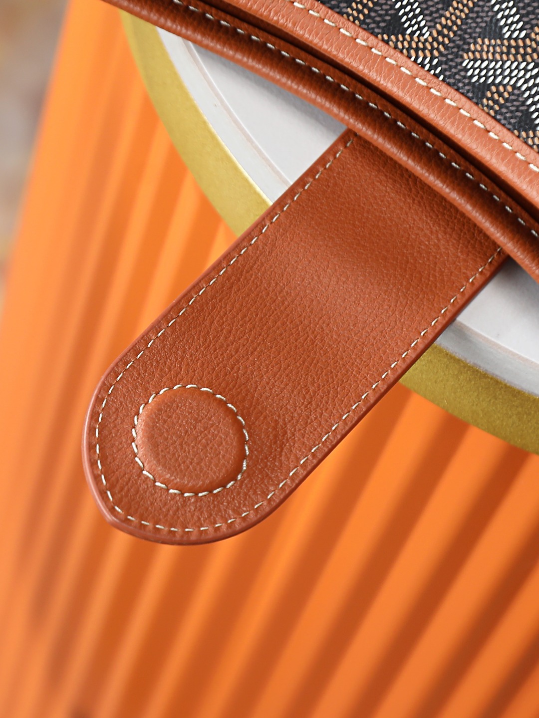 戈雅 斜跨 Goyard MUSETTE – Leather, Beechwood, and Canvas with Calfskin Trim F0-MUSETTPMLTY-01CG01P