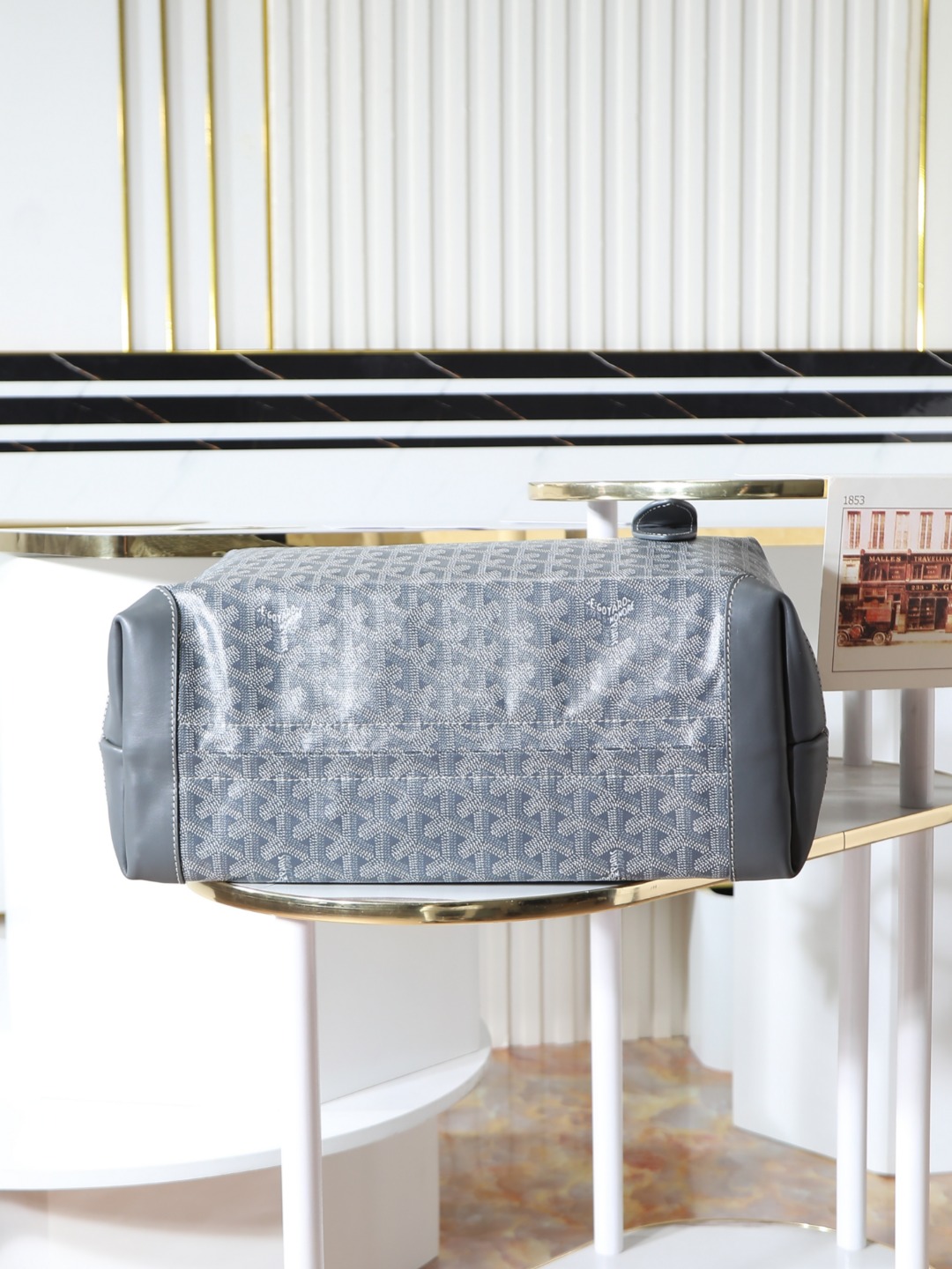 GOYARD 戈雅  托特手提 Biaude -Tote Bag (Canvas and Leather) — Dual-Use Handheld/Shoulder Bag-F0-BELBIAPMLTY