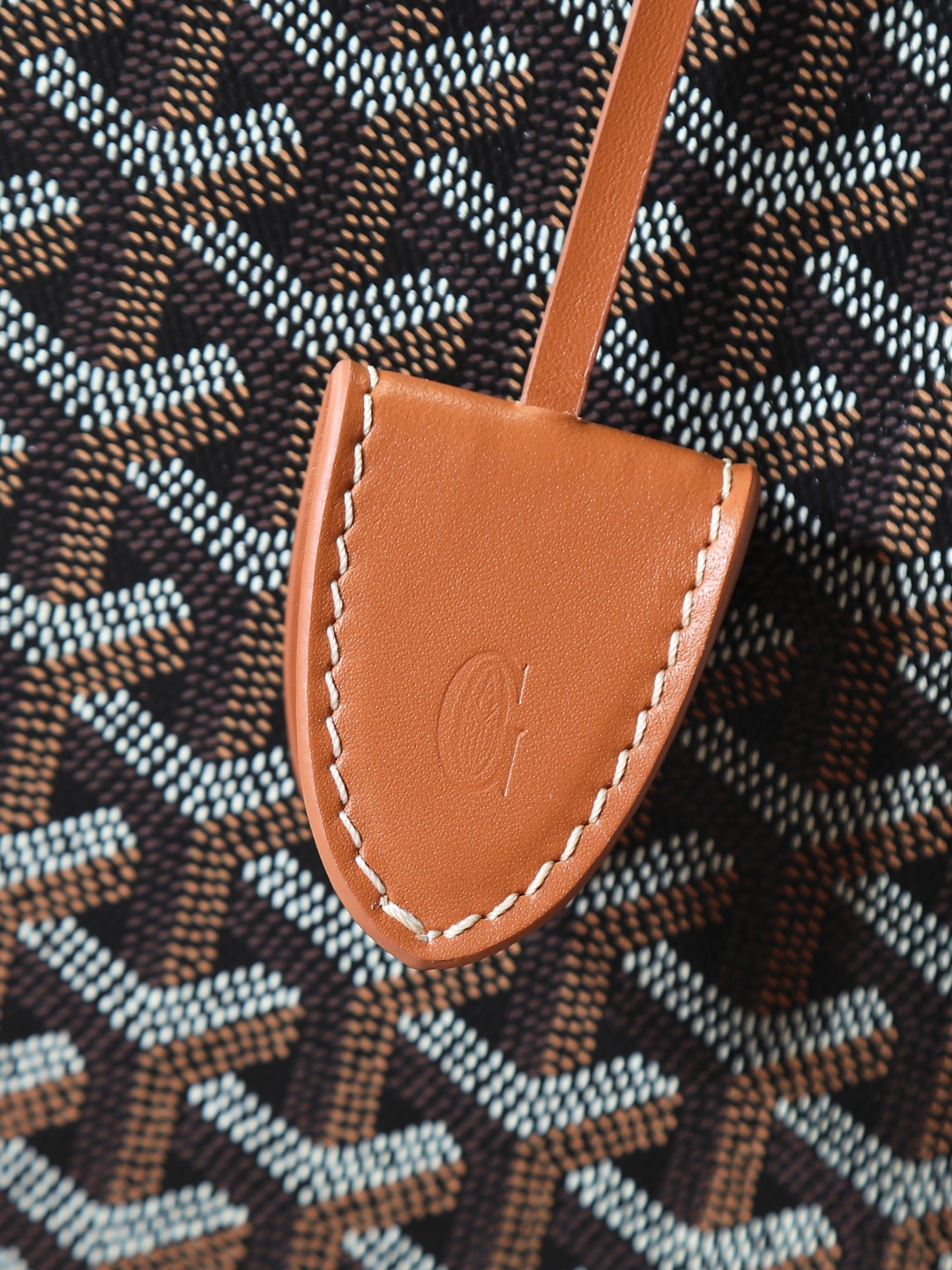 GOYARD 戈雅  托特手提 Biaude -Tote Bag (Canvas and Leather) — Dual-Use Handheld/Shoulder Bag-F0-BELBIAPMLTY