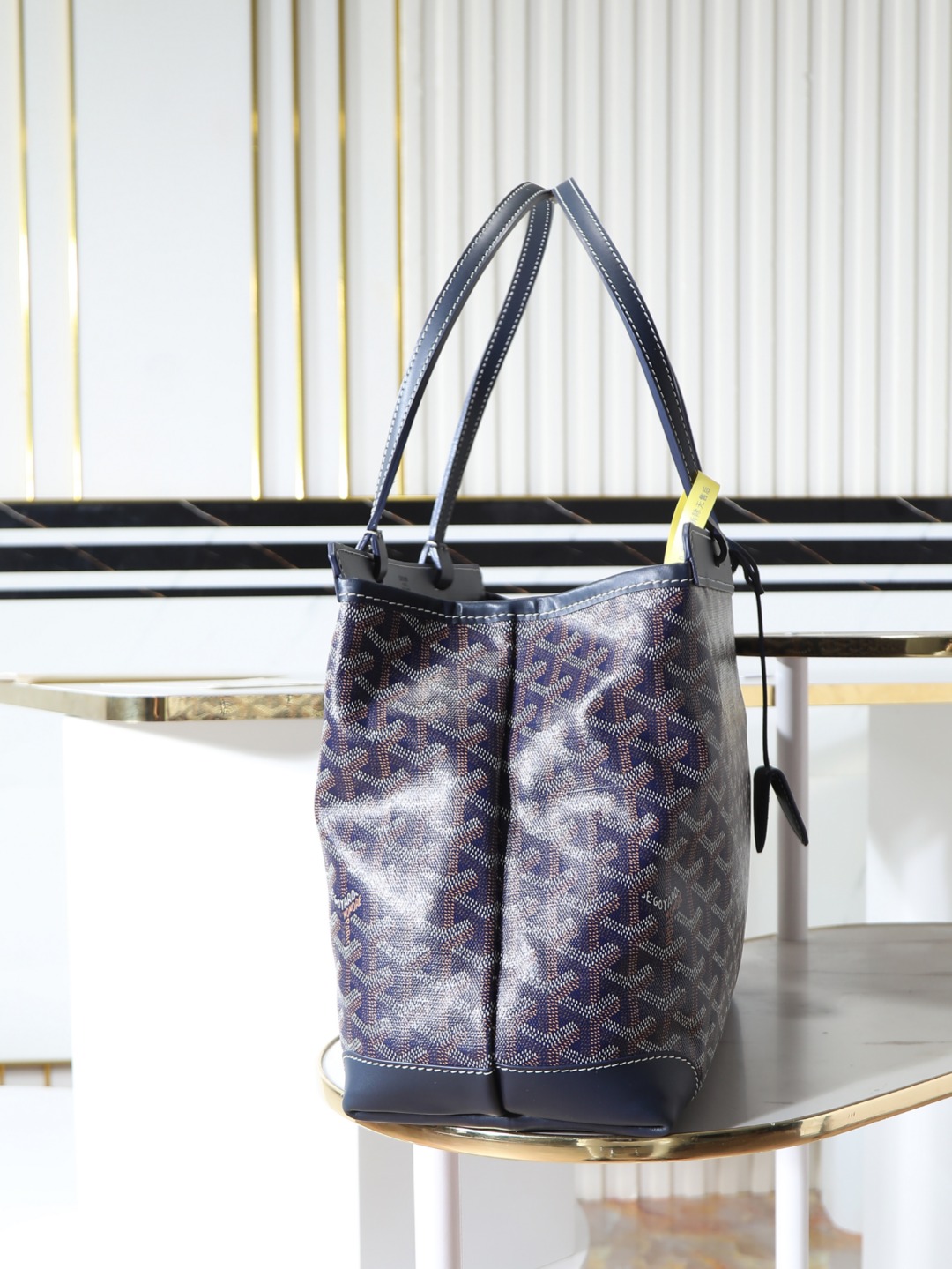 GOYARD 戈雅  托特手提 Biaude -Tote Bag (Canvas and Leather) — Dual-Use Handheld/Shoulder Bag-F0-BELBIAPMLTY