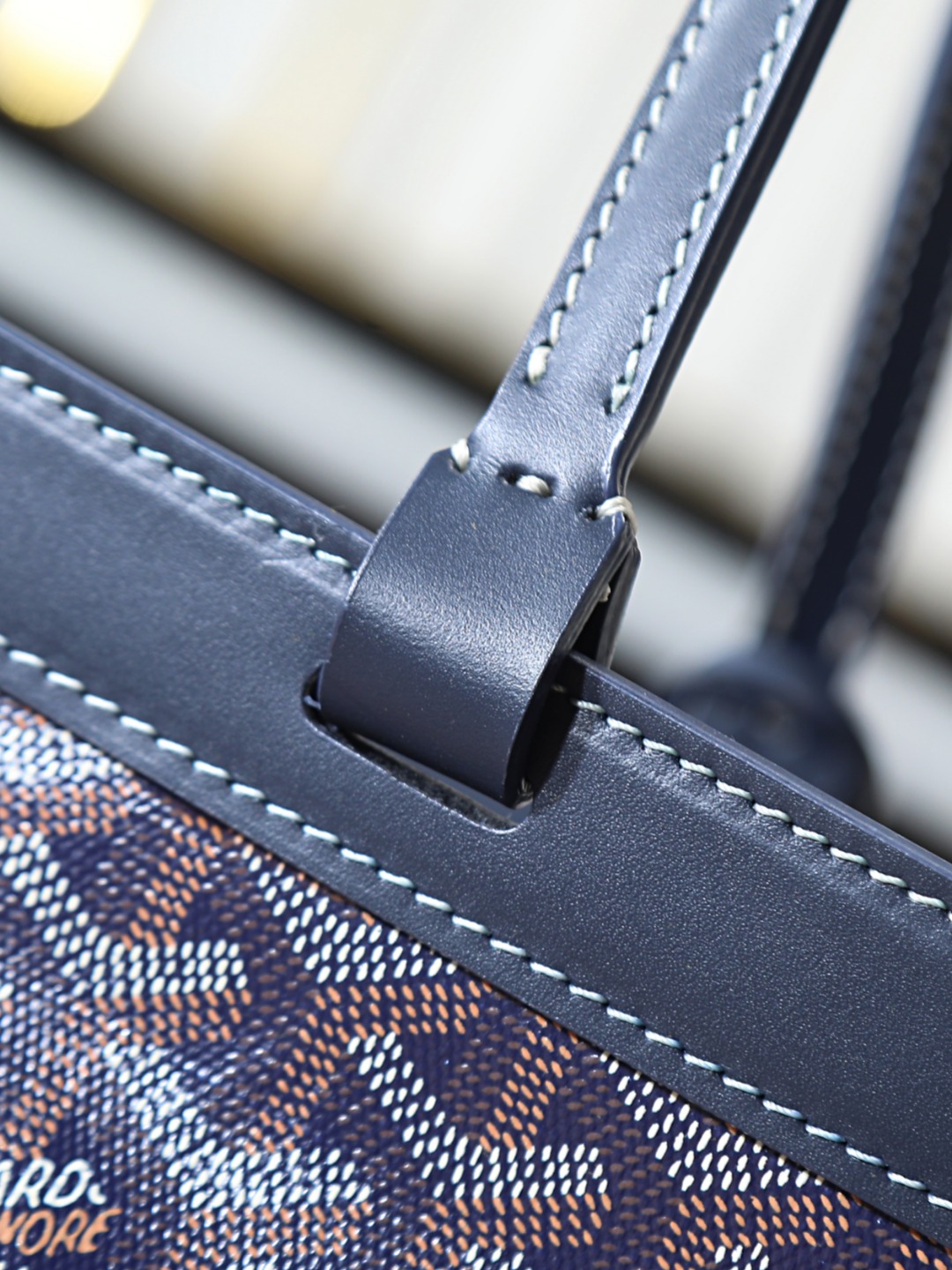 GOYARD 戈雅  托特手提 Biaude -Tote Bag (Canvas and Leather) — Dual-Use Handheld/Shoulder Bag-F0-BELBIAPMLTY