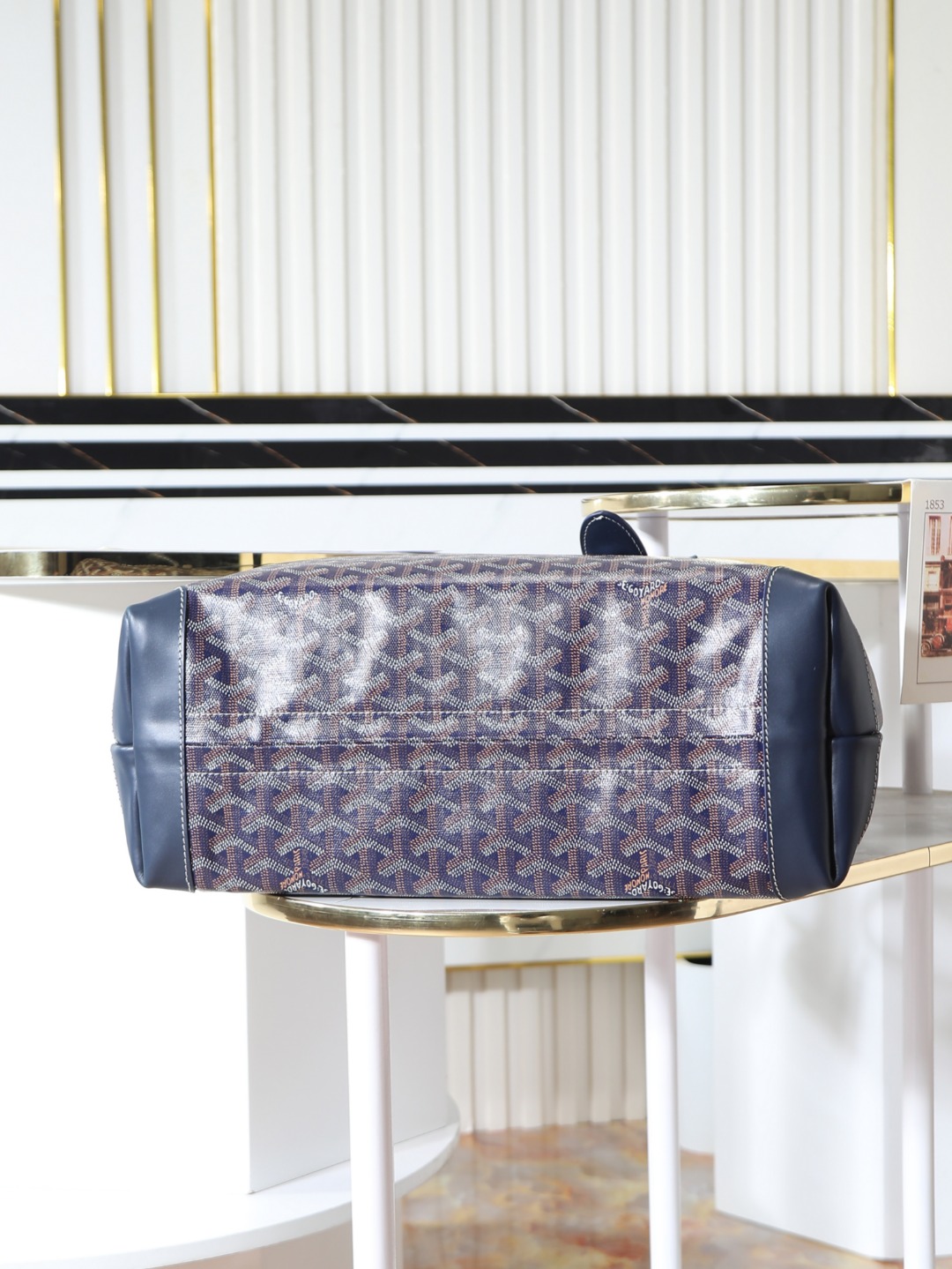 GOYARD 戈雅  托特手提 Biaude -Tote Bag (Canvas and Leather) — Dual-Use Handheld/Shoulder Bag-F0-BELBIAPMLTY