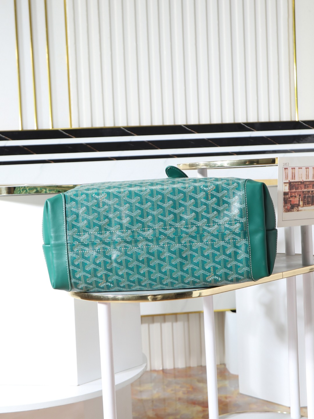 GOYARD 戈雅  托特手提 Biaude -Tote Bag (Canvas and Leather) — Dual-Use Handheld/Shoulder Bag-F0-BELBIAPMLTY
