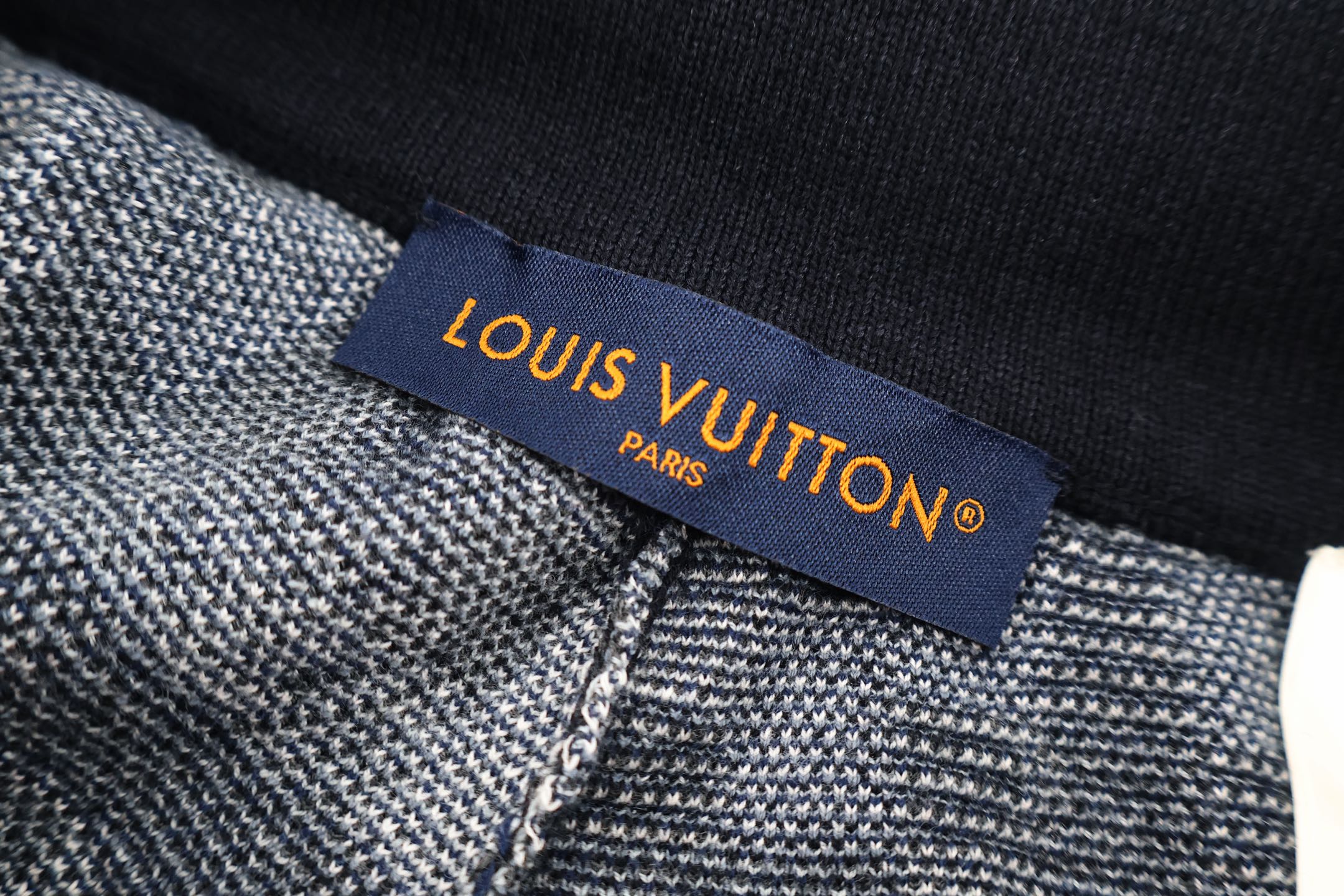 LOUIS VUITTON 路易威登 LV 拼皮 马赛克提花松紧腰针织短裤 休闲裤 裤子 B5