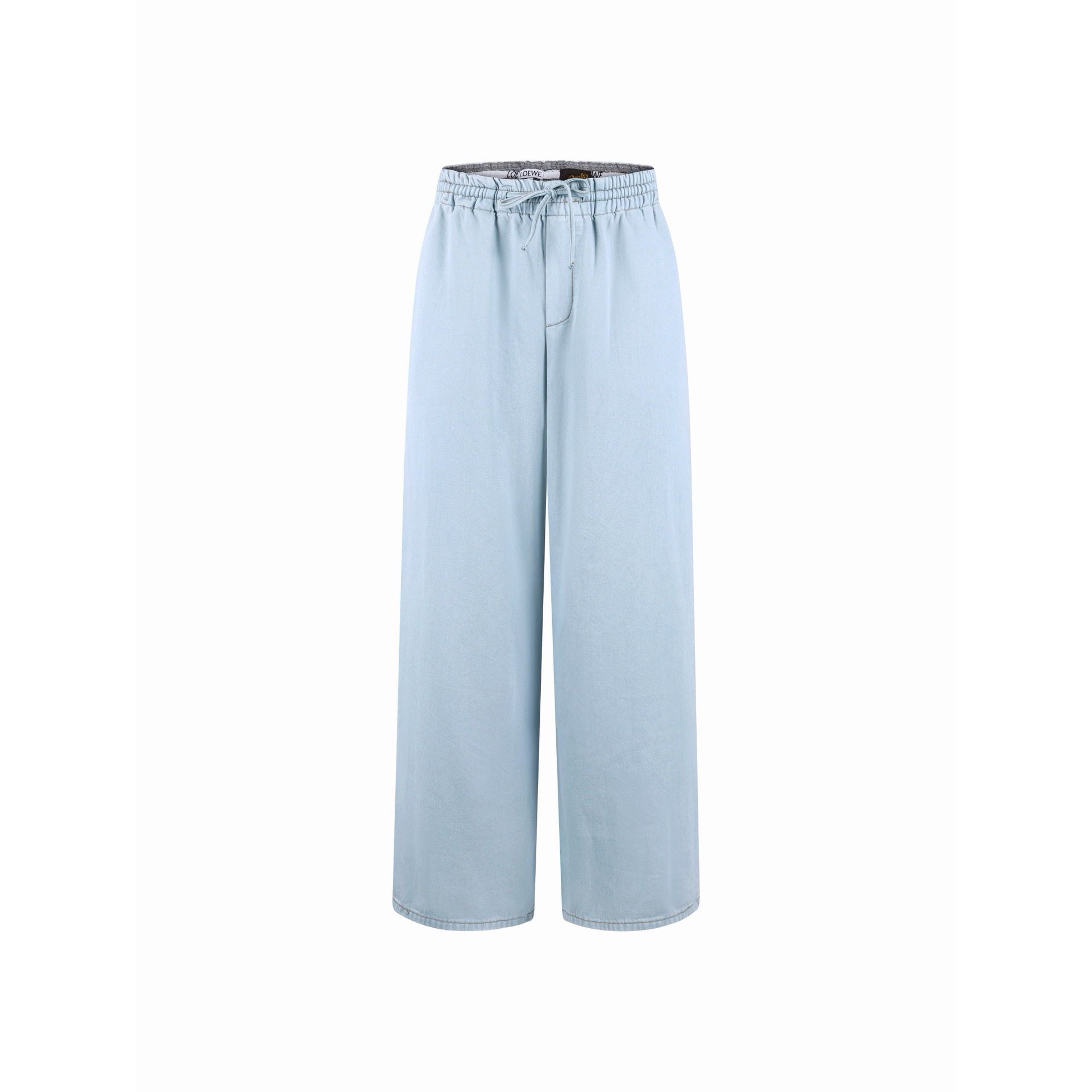 Loewe 罗意威 刺绣logo丹宁牛仔裤 长裤 裤子 休闲裤 蓝色 B0