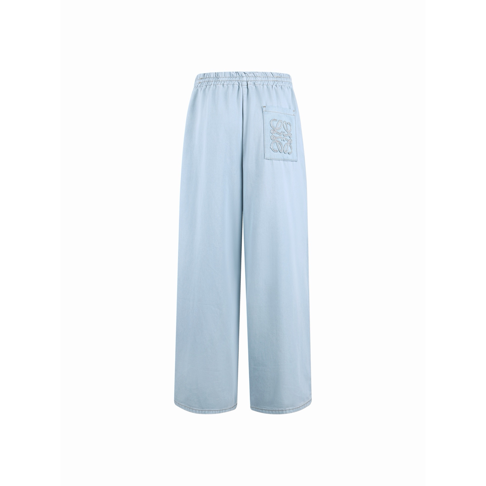 Loewe 罗意威 刺绣logo丹宁牛仔裤 长裤 裤子 休闲裤 蓝色 B0