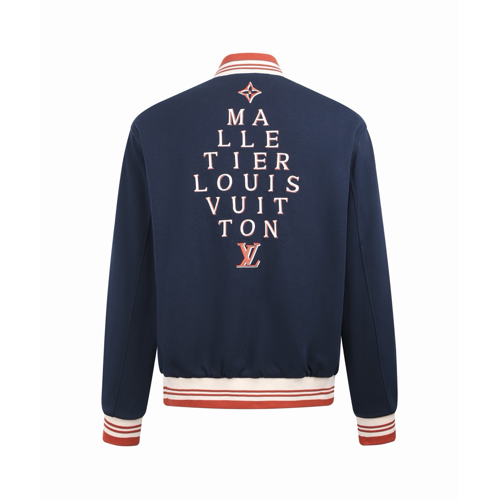 LOUIS VUITTON 路易威登 撞色刺绣标识棒球服外套 夹克 蓝色 C0 